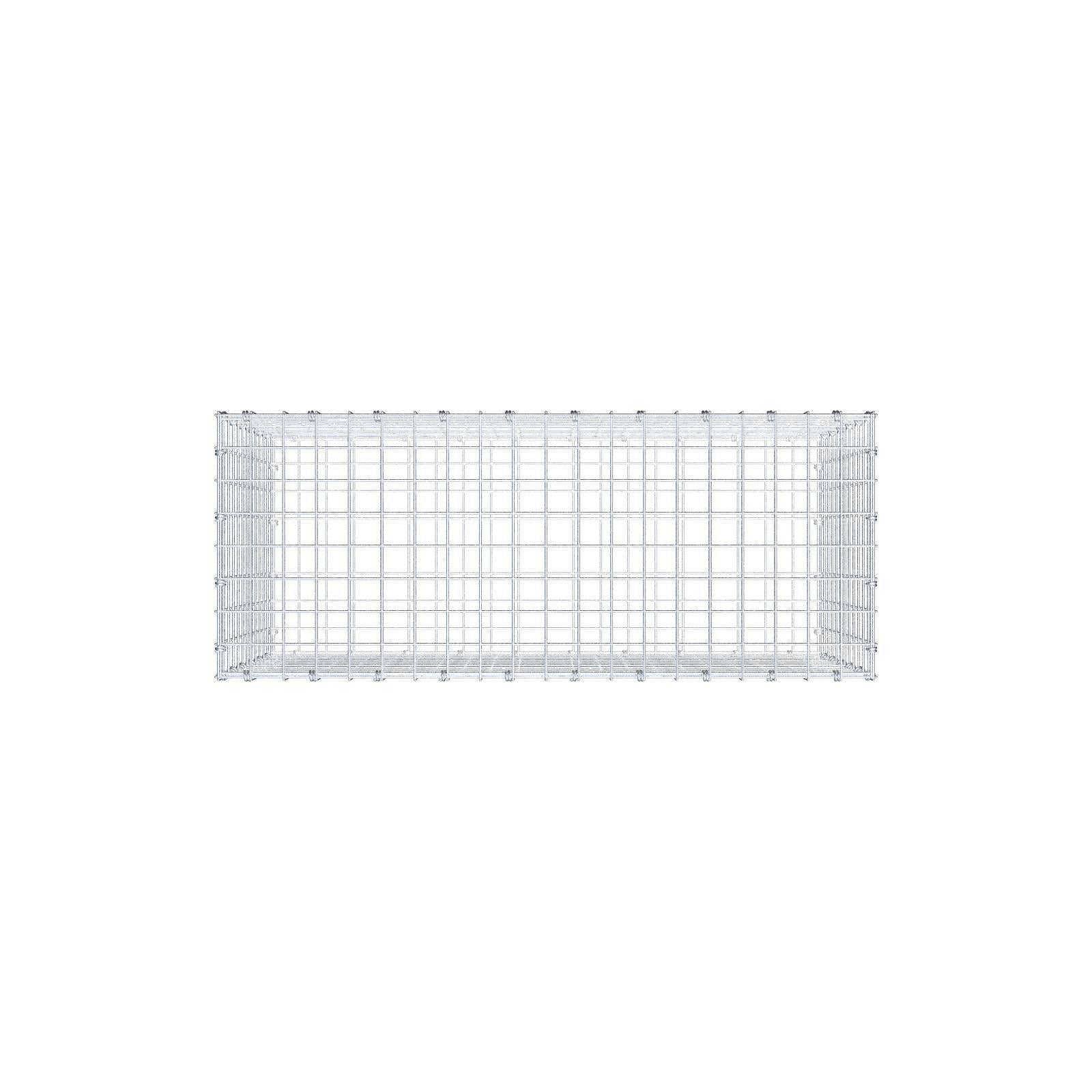 Gabion 100 cm x 60 cm x 40 cm (L x H x P), mailles 5 x 5 cm, anneau en spirale