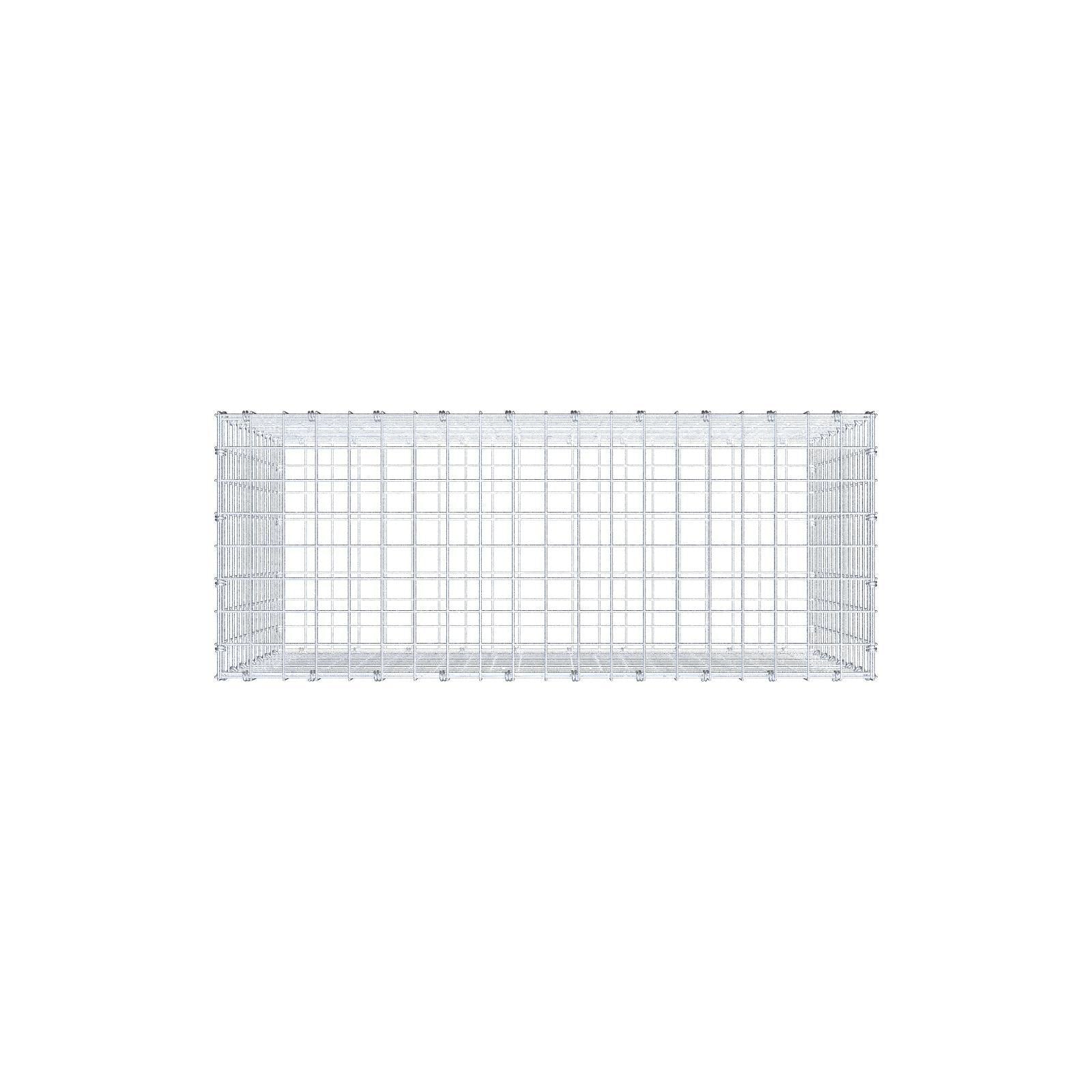 Gabion 100 cm x 70 cm x 40 cm (L x H x P), mailles 5 x 5 cm, anneau en spirale