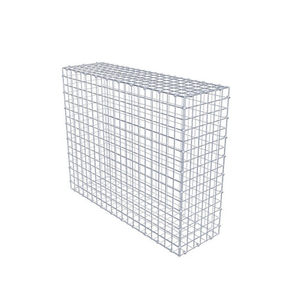 Gabion 100 cm x 80 cm x 30 cm (L x H x P), mailles 5 x 5 cm, anneau en spirale