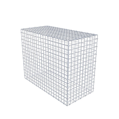 Gabione 100 cm x 80 cm x 50 cm (L x H x T), Maschenweite 5 x 5 cm, Spiralring