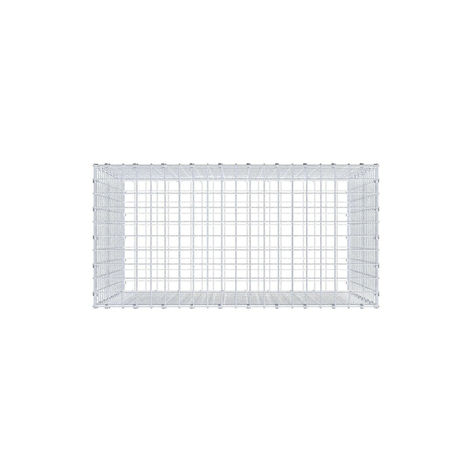 Gabion 100 cm x 80 cm x 50 cm (L x H x P), mailles 5 x 5 cm, anneau en spirale