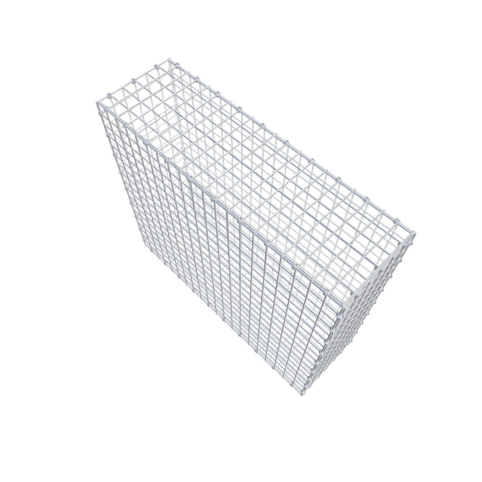 Gabion 100 cm x 90 cm x 30 cm (L x H x P), mailles 5 x 5 cm, anneau en spirale