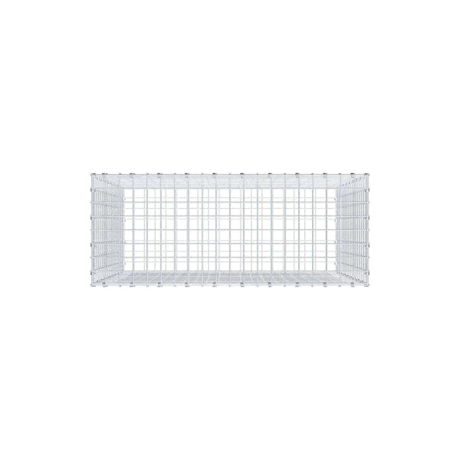 Gabion 100 cm x 90 cm x 40 cm (L x H x P), mailles 5 x 5 cm, anneau en spirale