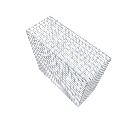 Gabion 100 cm x 100 cm x 40 cm (L x H x P), mailles 5 x 5 cm, anneau en spirale