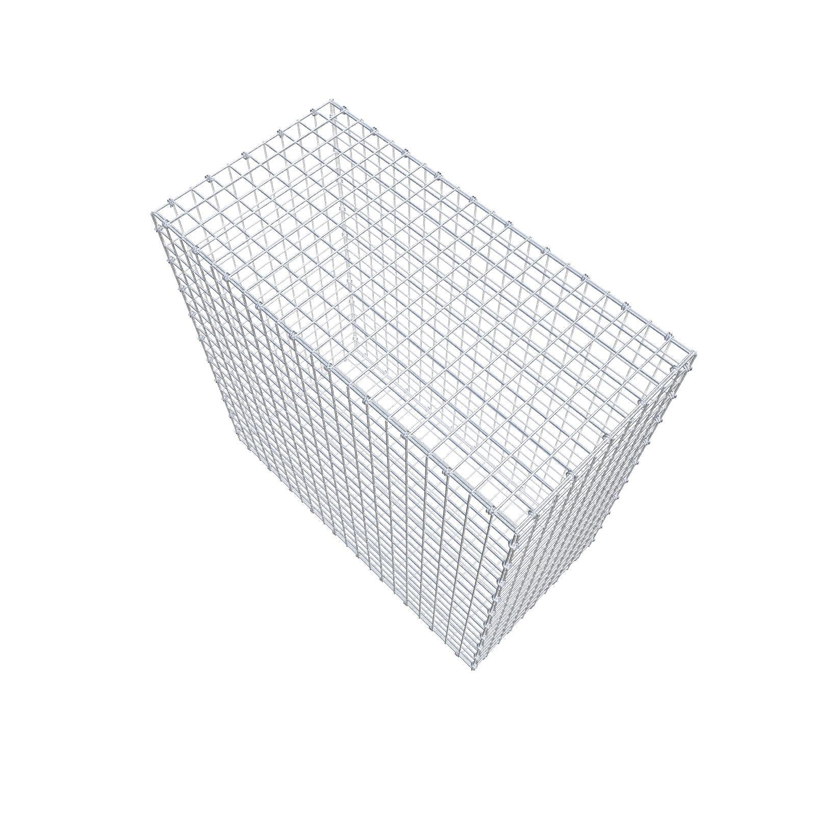 Gabion 100 cm x 100 cm x 50 cm (L x H x P), mailles 5 x 5 cm, anneau en spirale