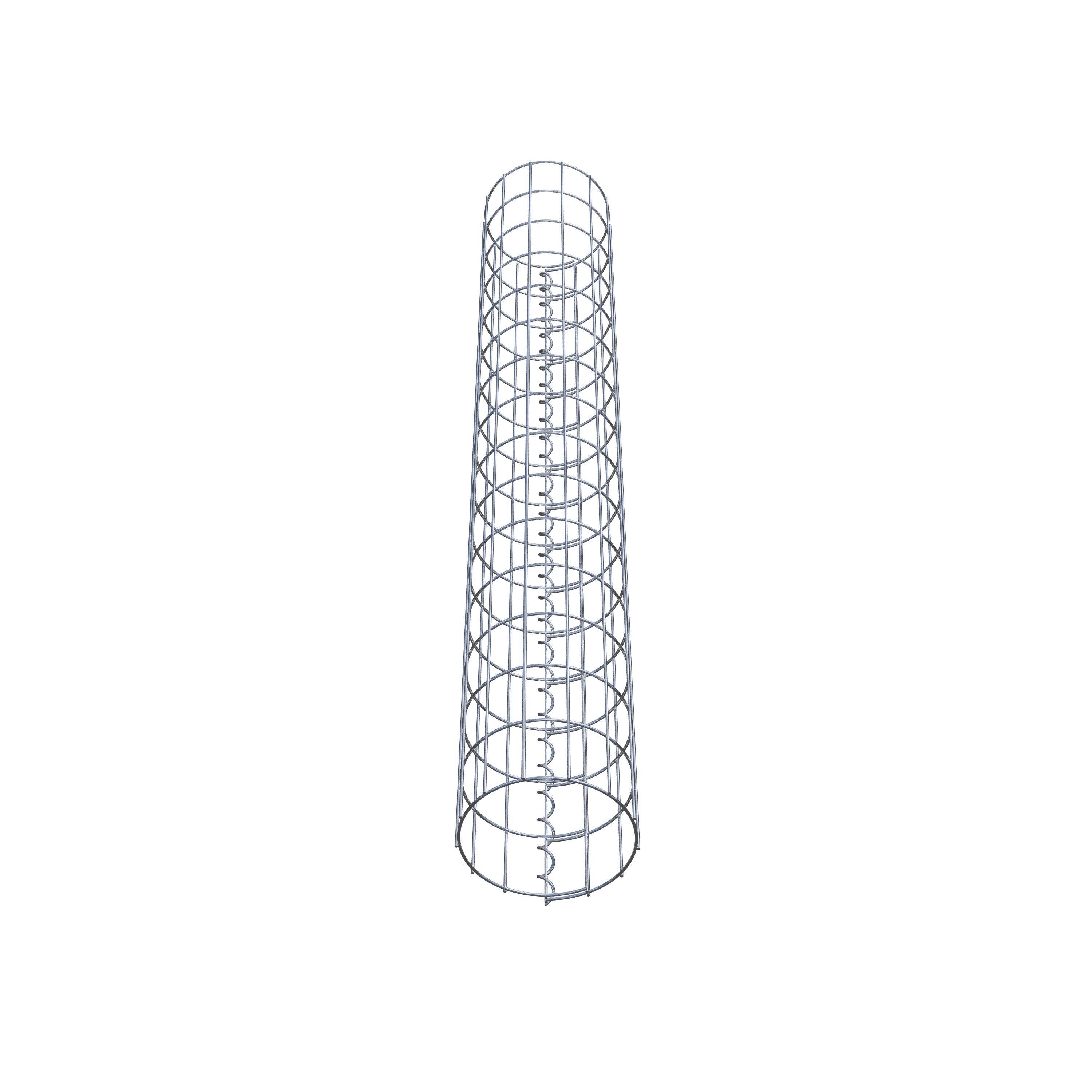 Colonna di gabbioni diametro 22 cm, MW 5 x 10 cm rotonda