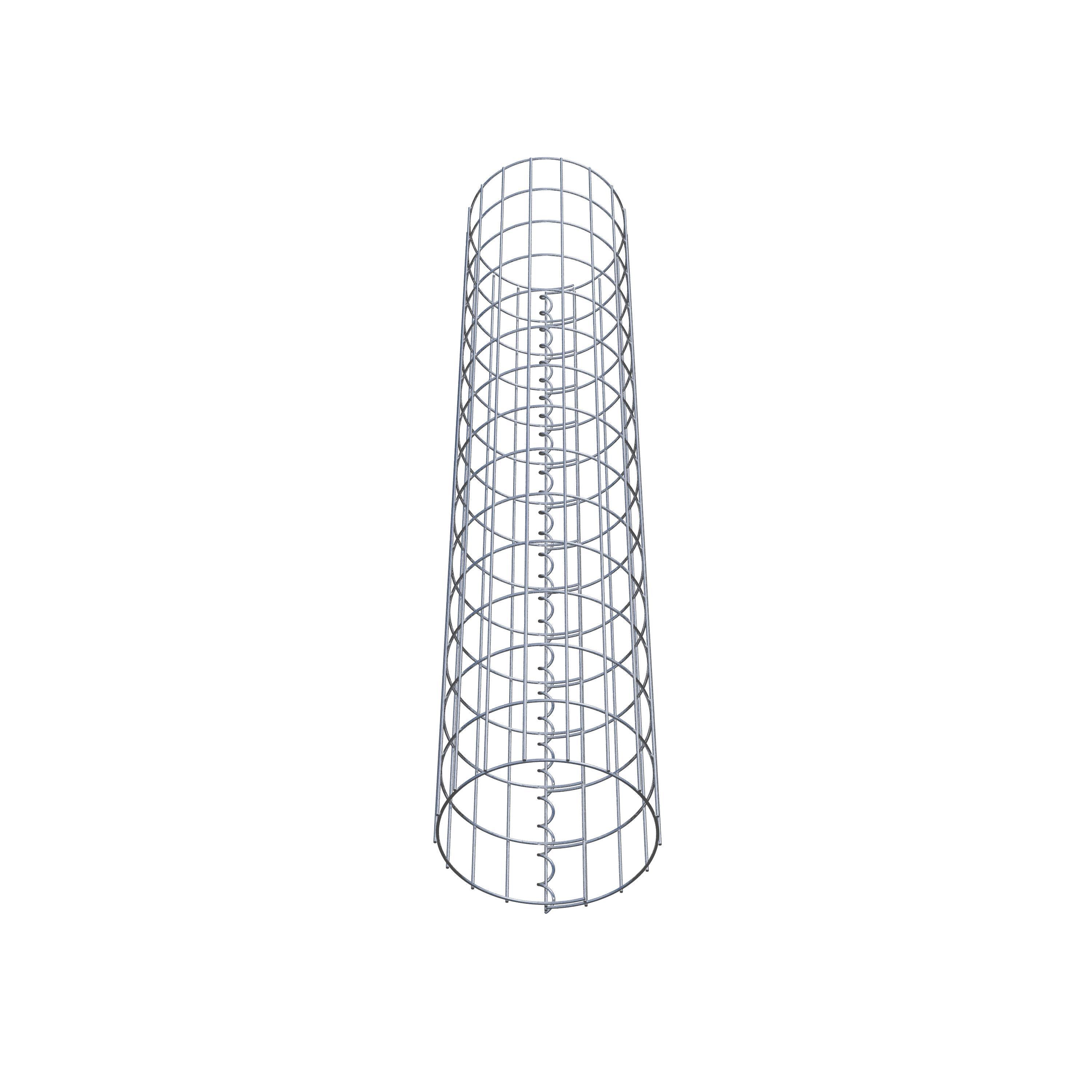 Gabionsøjle diameter 27 cm, MW 5 x 10 cm rund