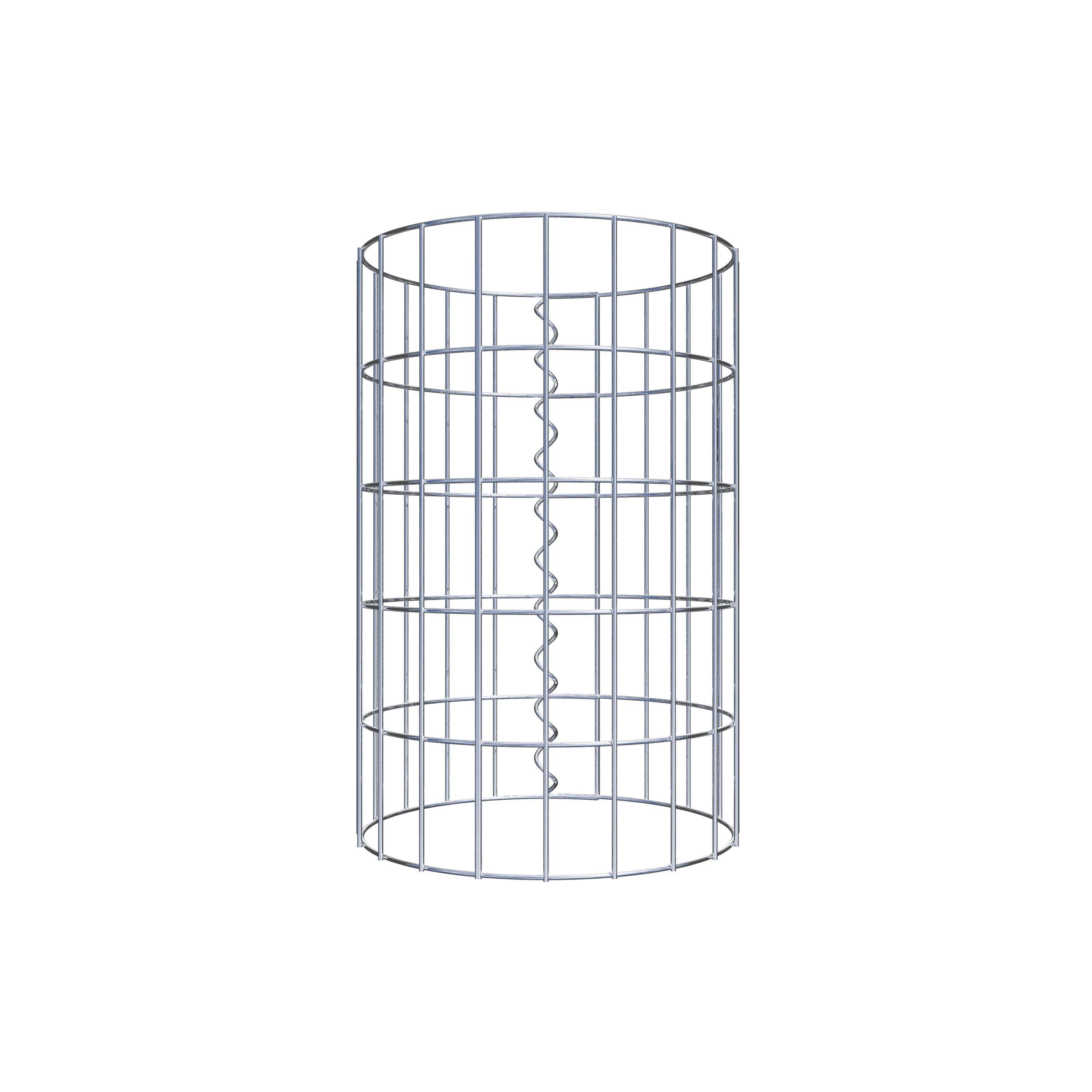 Gabionsøjle diameter 32 cm, MW 5 x 10 cm rund