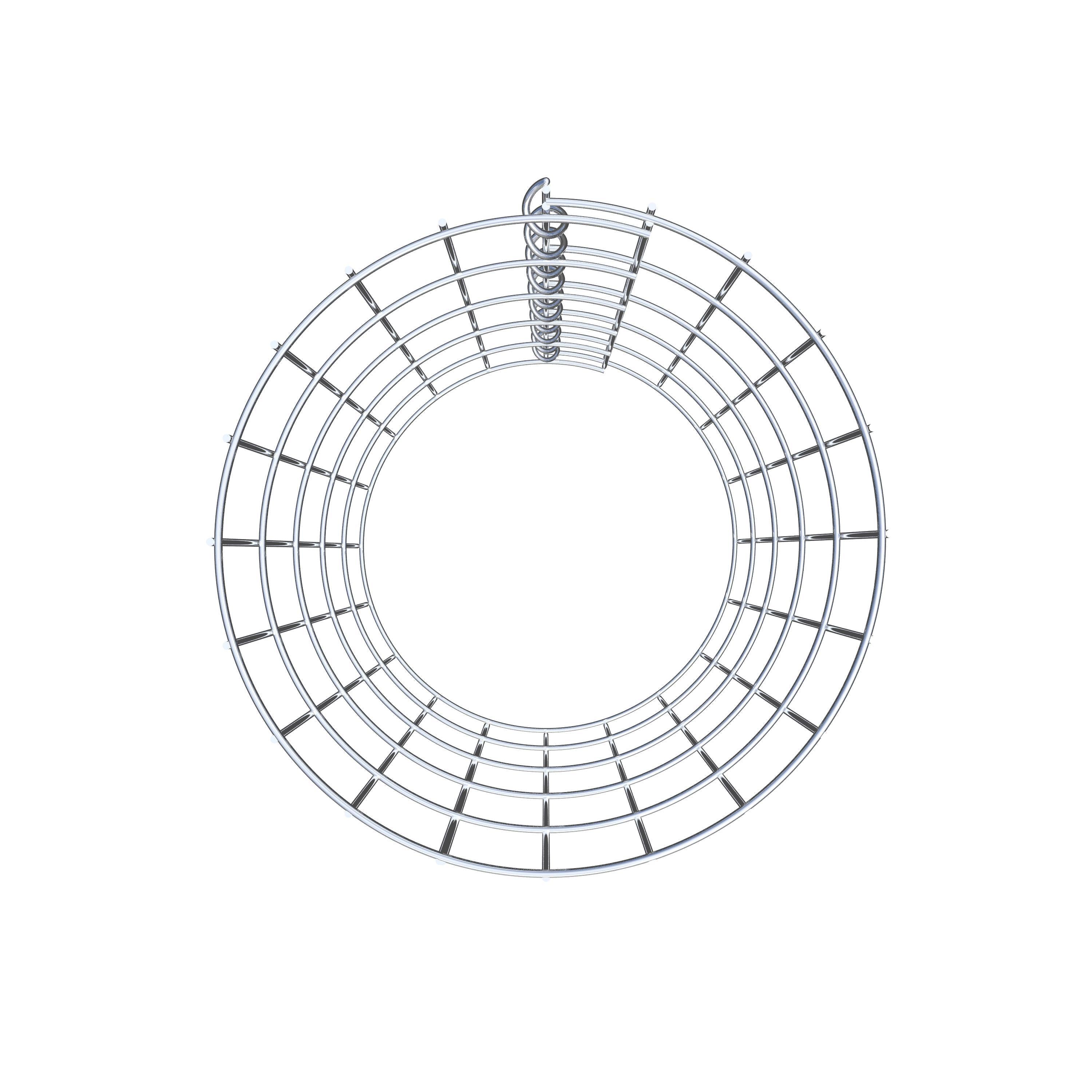 Gabionsøjle diameter 32 cm, MW 5 x 10 cm rund