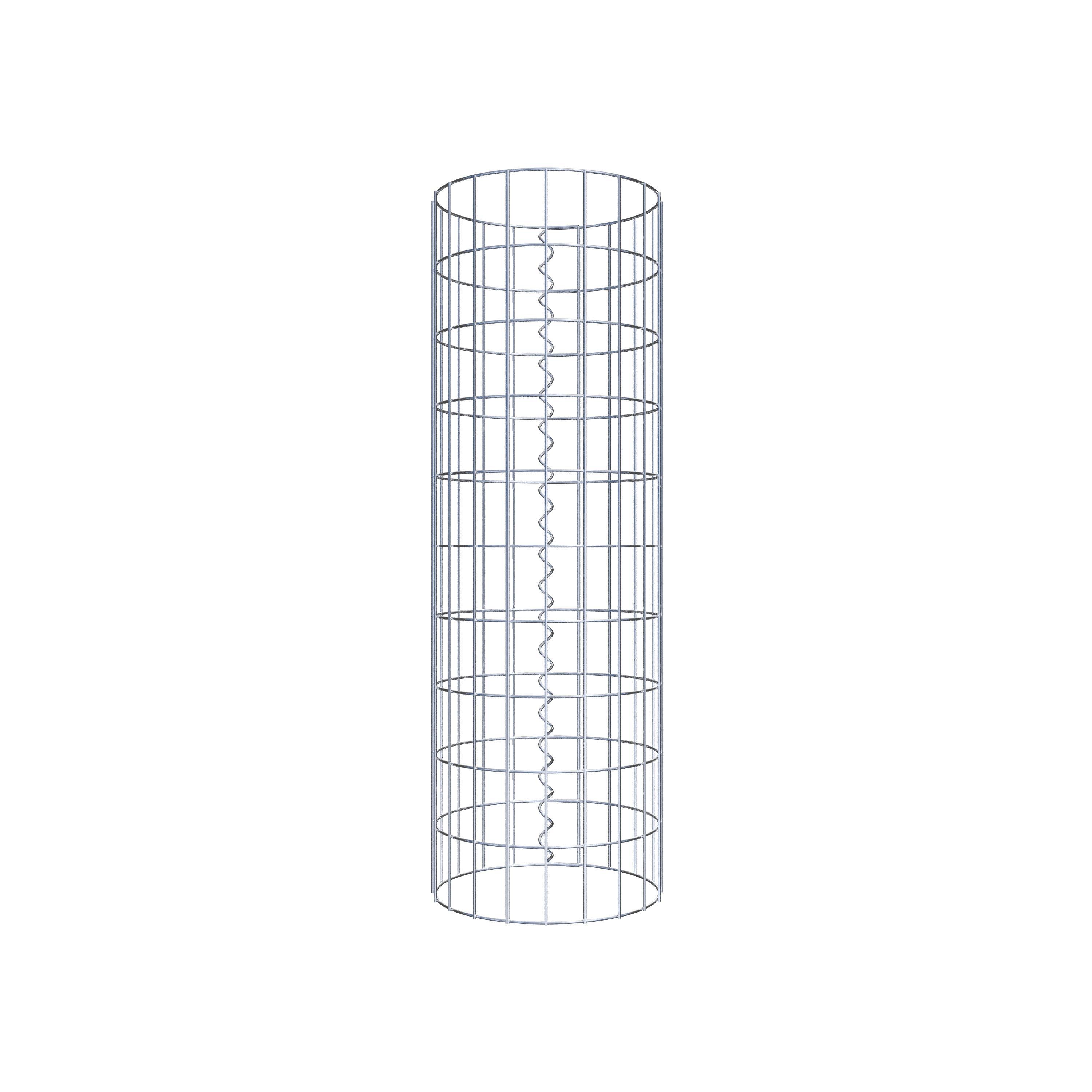 Gabionsøjle diameter 32 cm, MW 5 x 10 cm rund