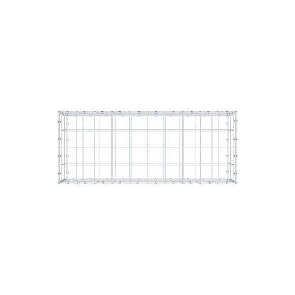 Gabion 100 cm x 30 cm x 40 cm (L x H x P), mailles 10 x 10 cm, anneau en spirale