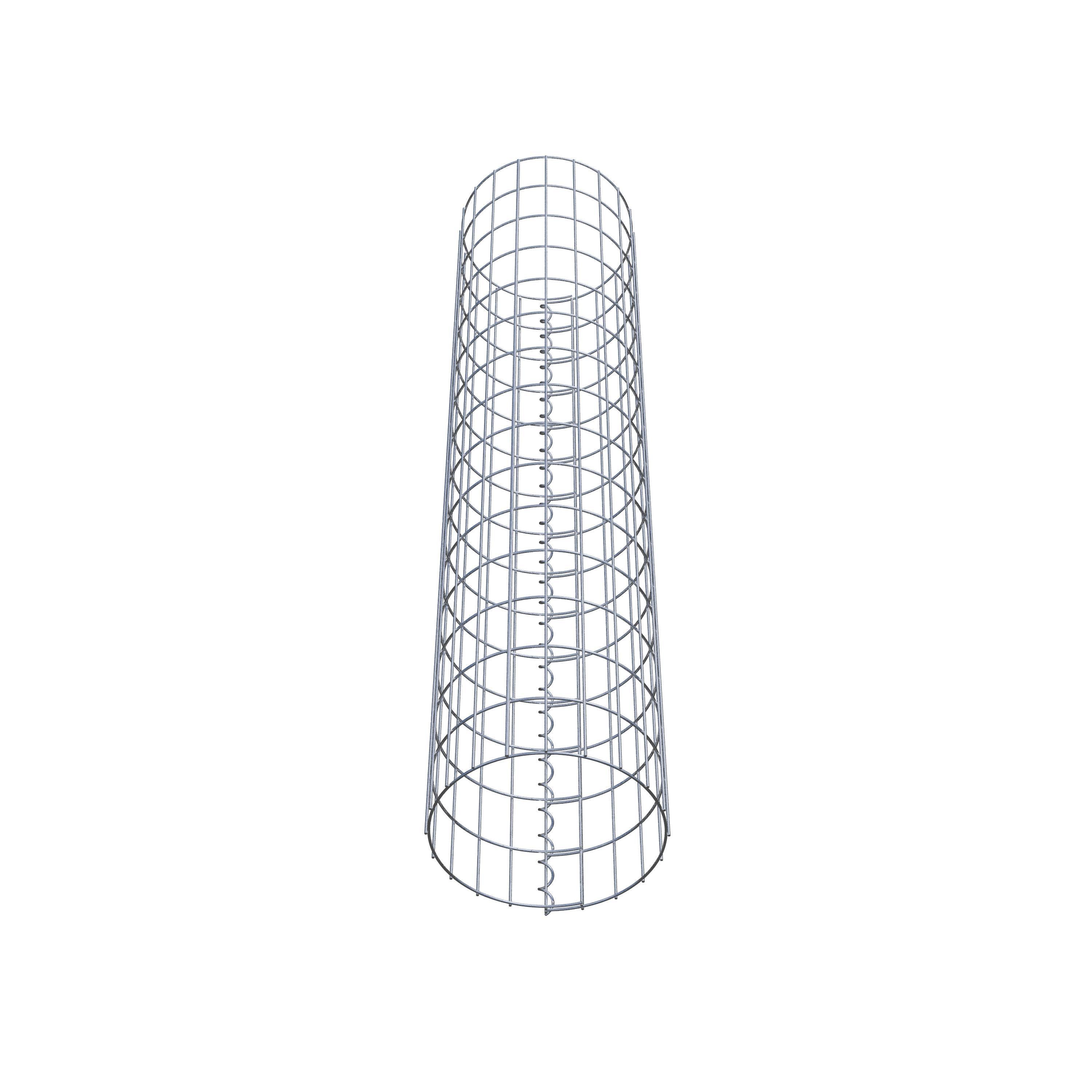 Gabionsøjle diameter 32 cm, MW 5 x 10 cm rund