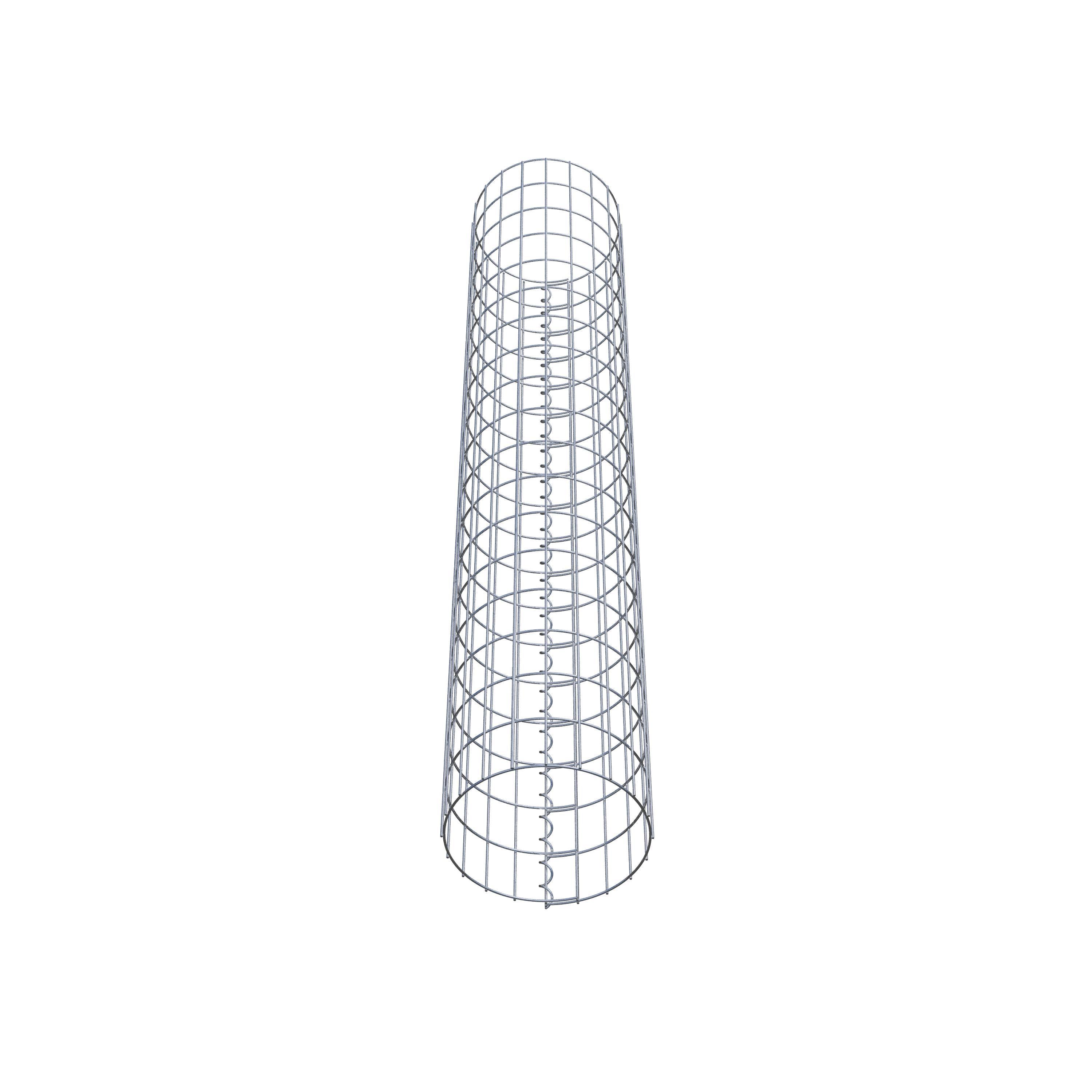 Gabionsøjle diameter 32 cm, MW 5 x 10 cm rund