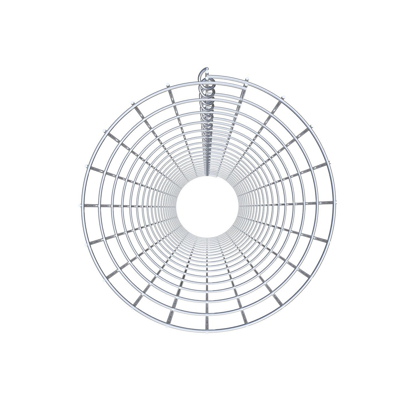 Coluna de gabião diâmetro 32 cm, malha 5 x 10 cm redonda