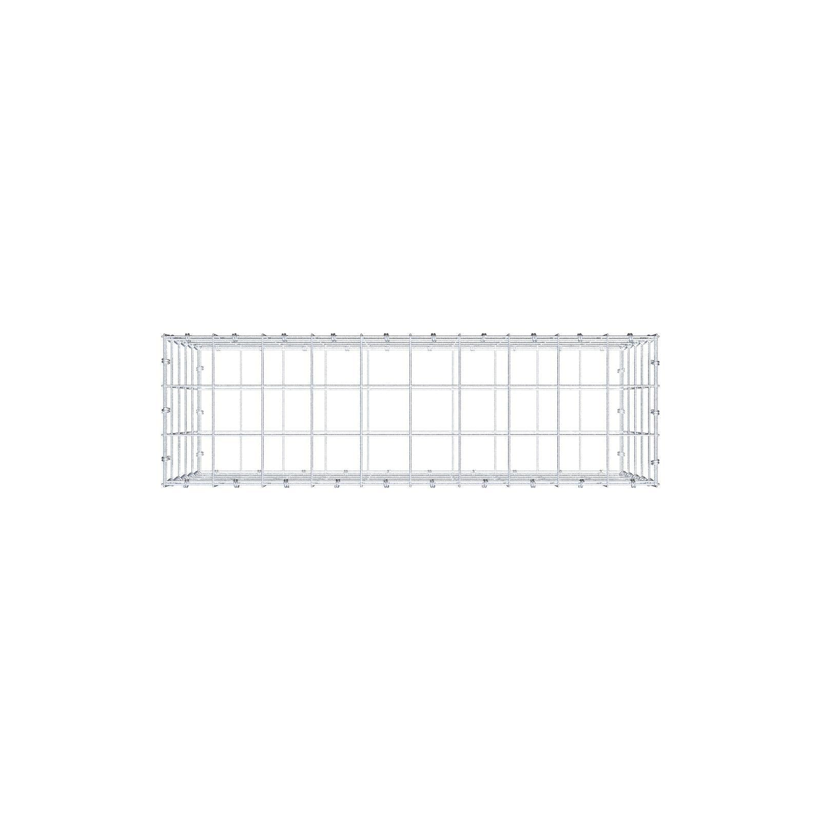 Gabione 100 cm x 50 cm x 30 cm (L x H x T), Maschenweite 10 x 10 cm, Spiralring