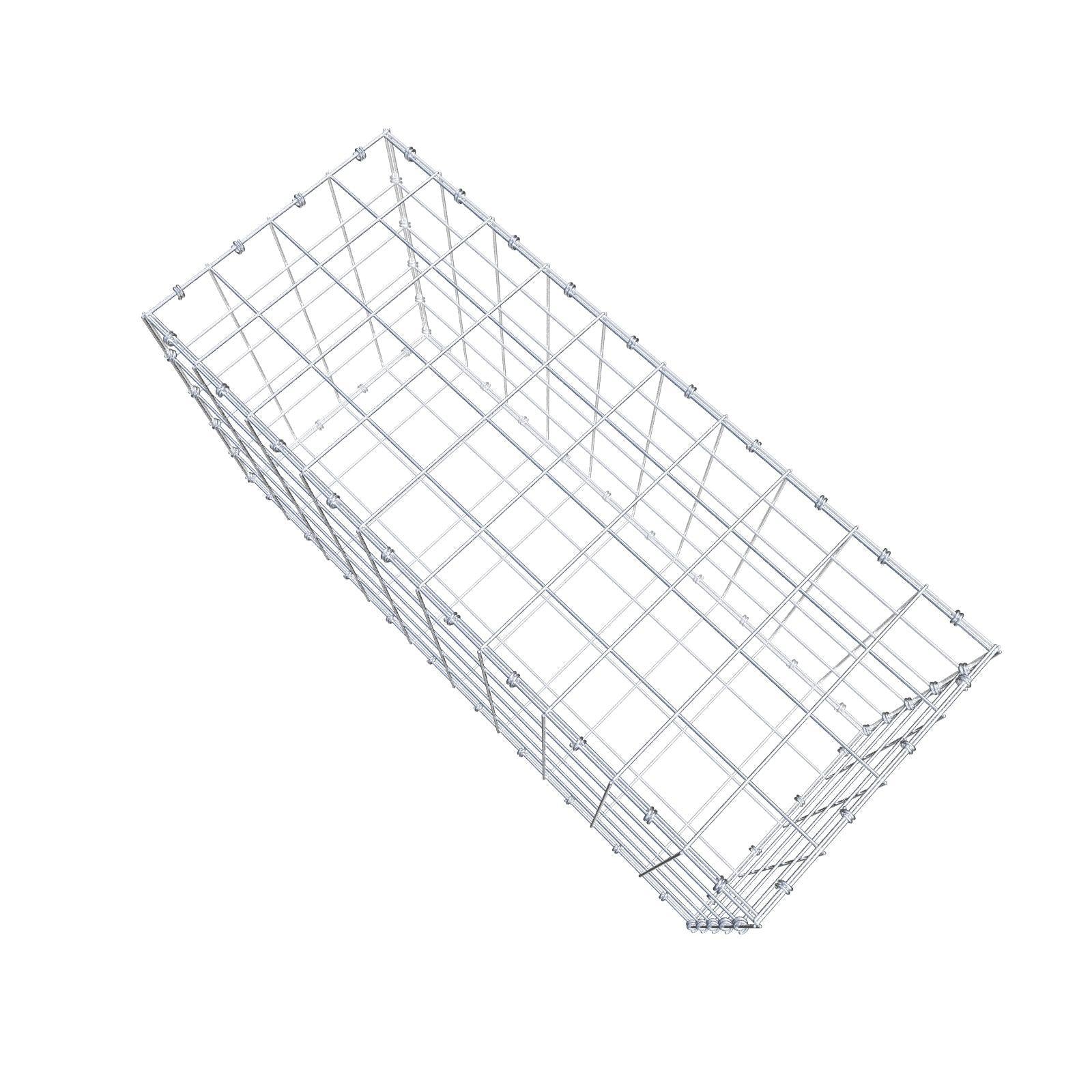 Gabione 100 cm x 50 cm x 40 cm (L x H x T), Maschenweite 10 x 10 cm, Spiralring
