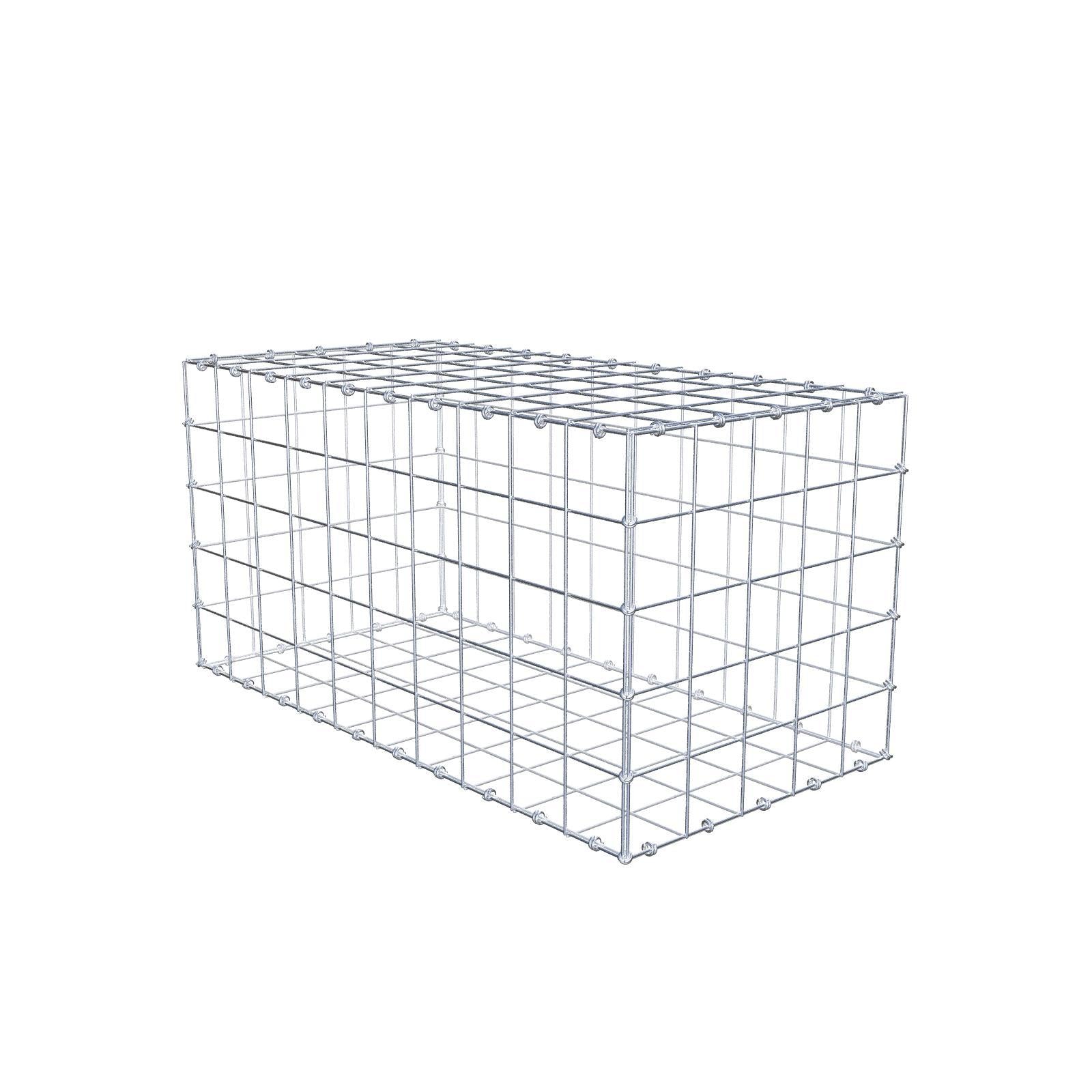 Gabion 100 cm x 50 cm x 50 cm (L x H x D), mesh size 10 x 10 cm, spiral ring