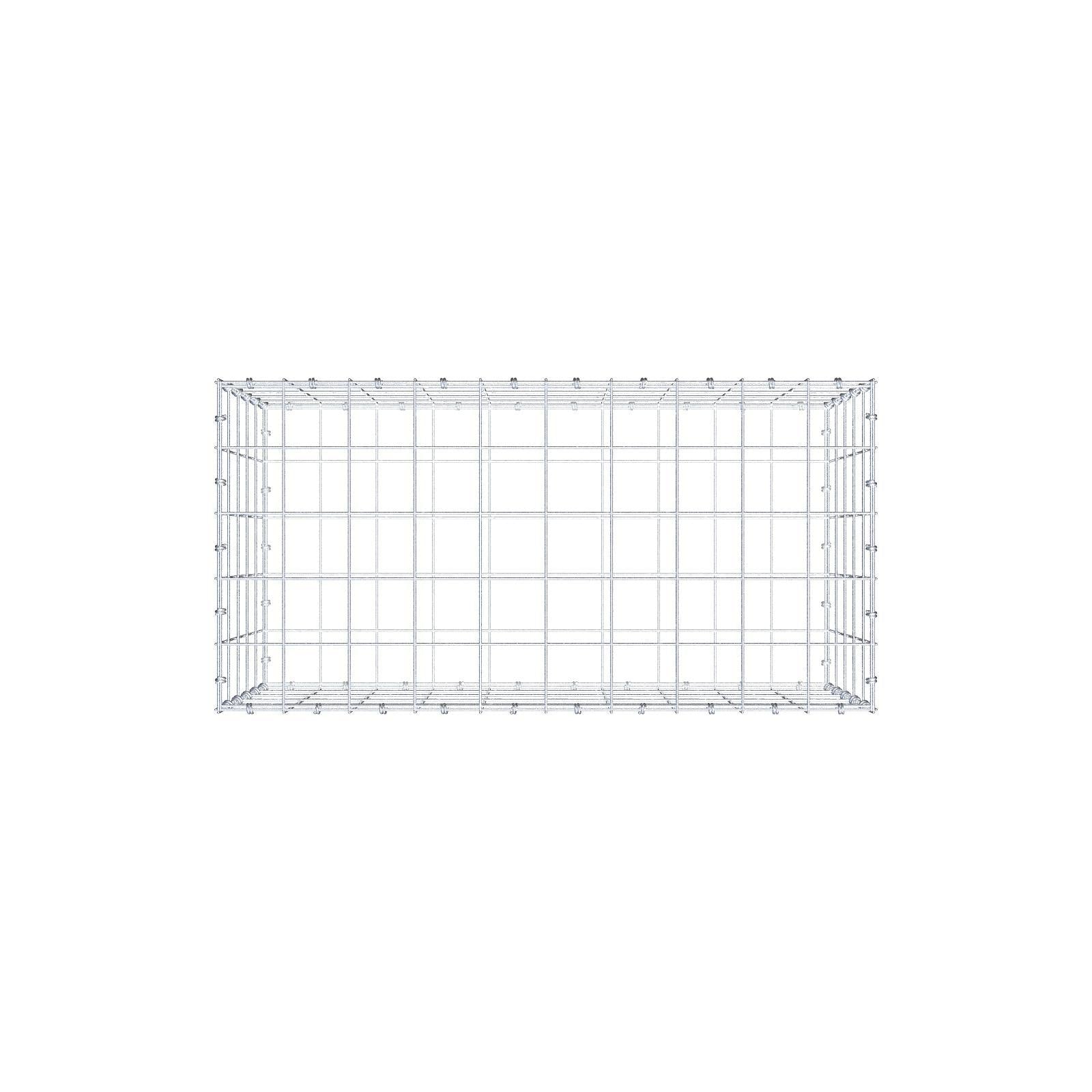 Gabion 100 cm x 50 cm x 50 cm (L x H x D), mesh size 10 x 10 cm, spiral ring