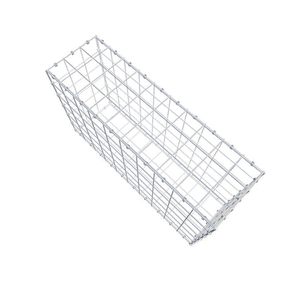 Gabion 100 cm x 60 cm x 30 cm (L x H x P), mailles 10 x 10 cm, anneau en spirale