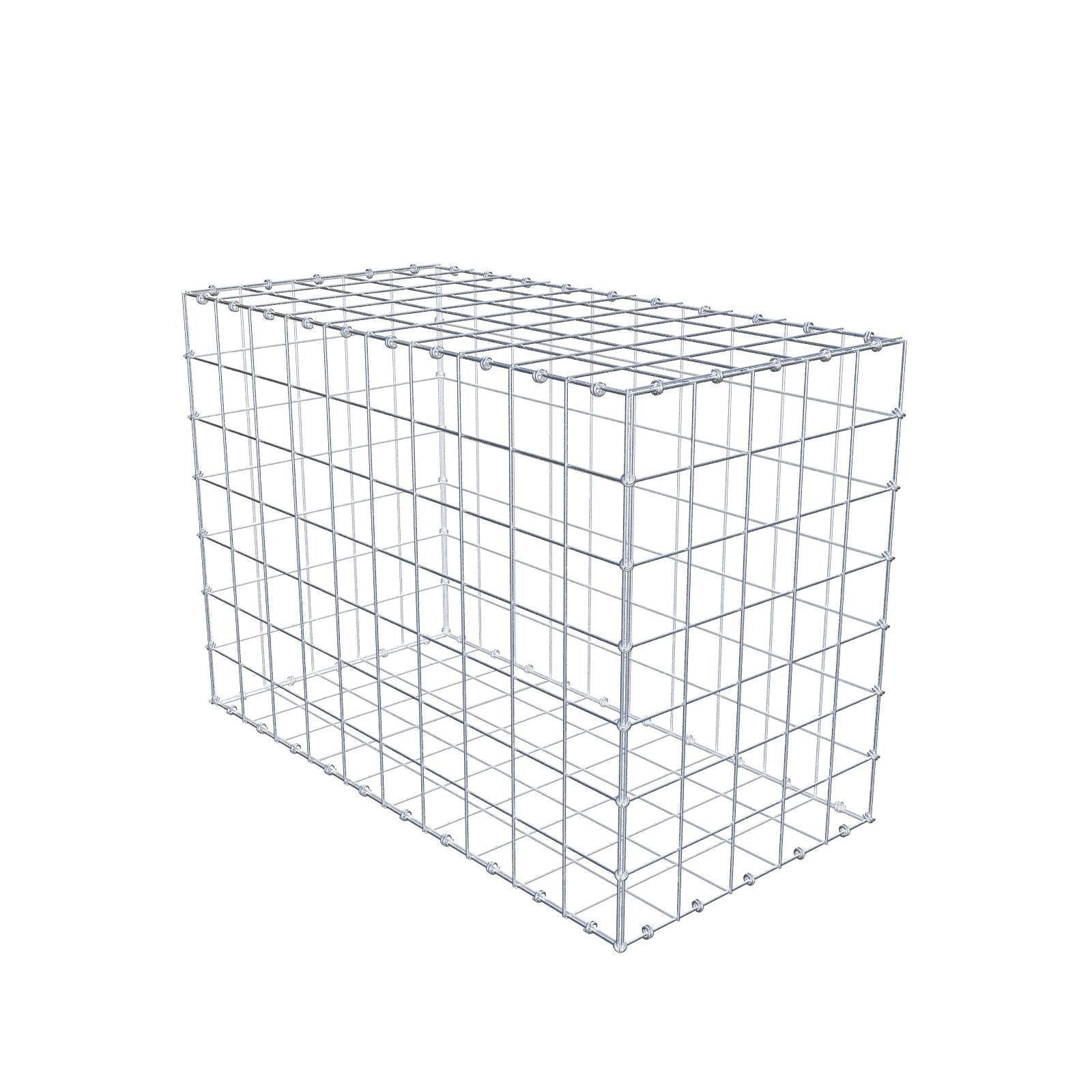 Gabion 100 cm x 70 cm x 50 cm (L x H x D), maskestørrelse 10 x 10 cm, spiralring