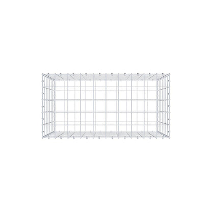 Gabione 100 cm x 70 cm x 50 cm (L x H x T), Maschenweite 10 x 10 cm, Spiralring
