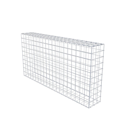 Gabion 200 cm x 100 cm x 30 cm (L x H x P), mailles 10 x 10 cm, anneau en spirale