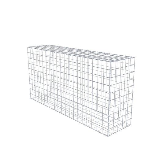Gabion 200 cm x 100 cm x 50 cm (L x H x D), mesh size 10 x 10 cm, spiral ring
