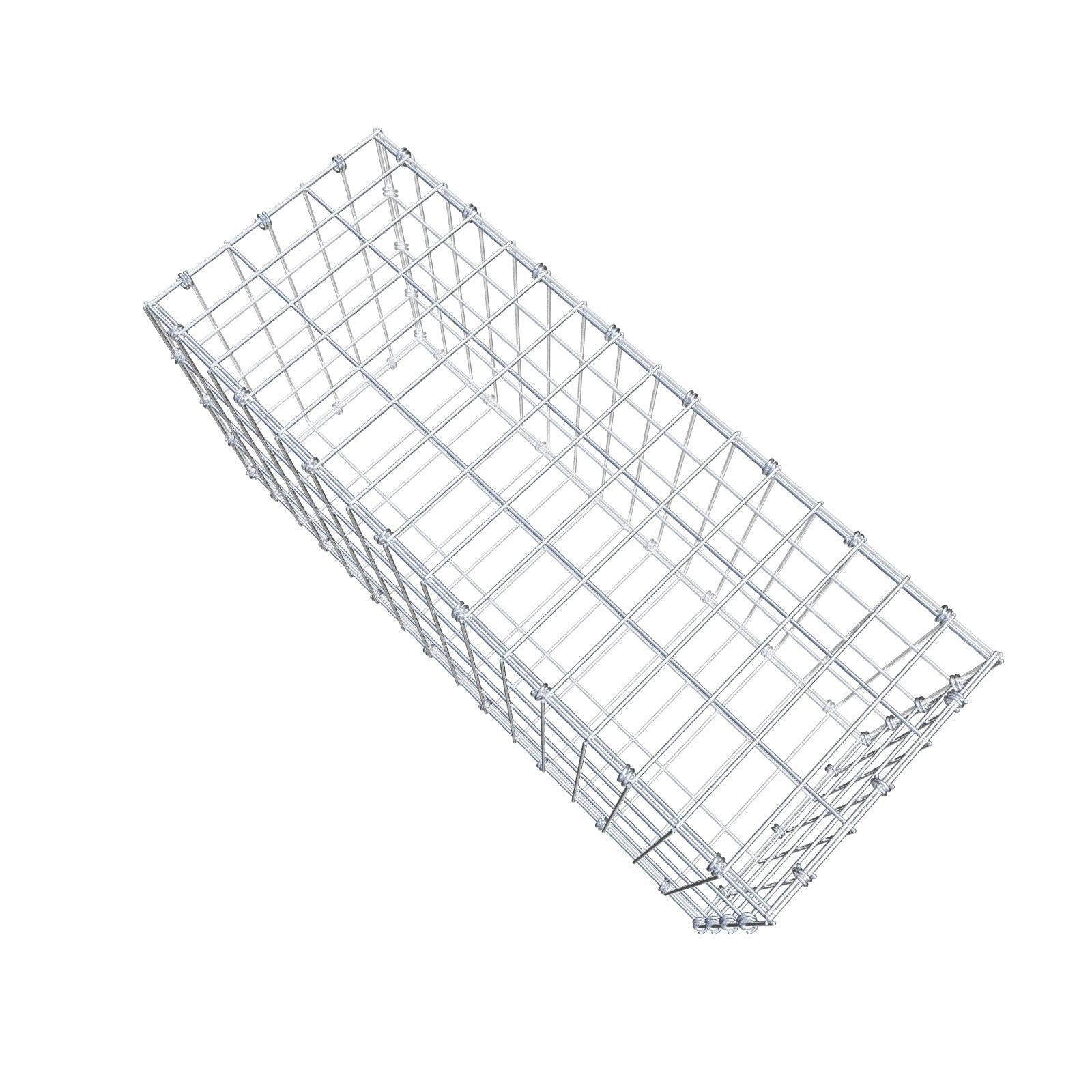Gabion 80 cm x 40 cm x 30 cm (L x H x D), mesh size 5 x 10 cm, spiral ring