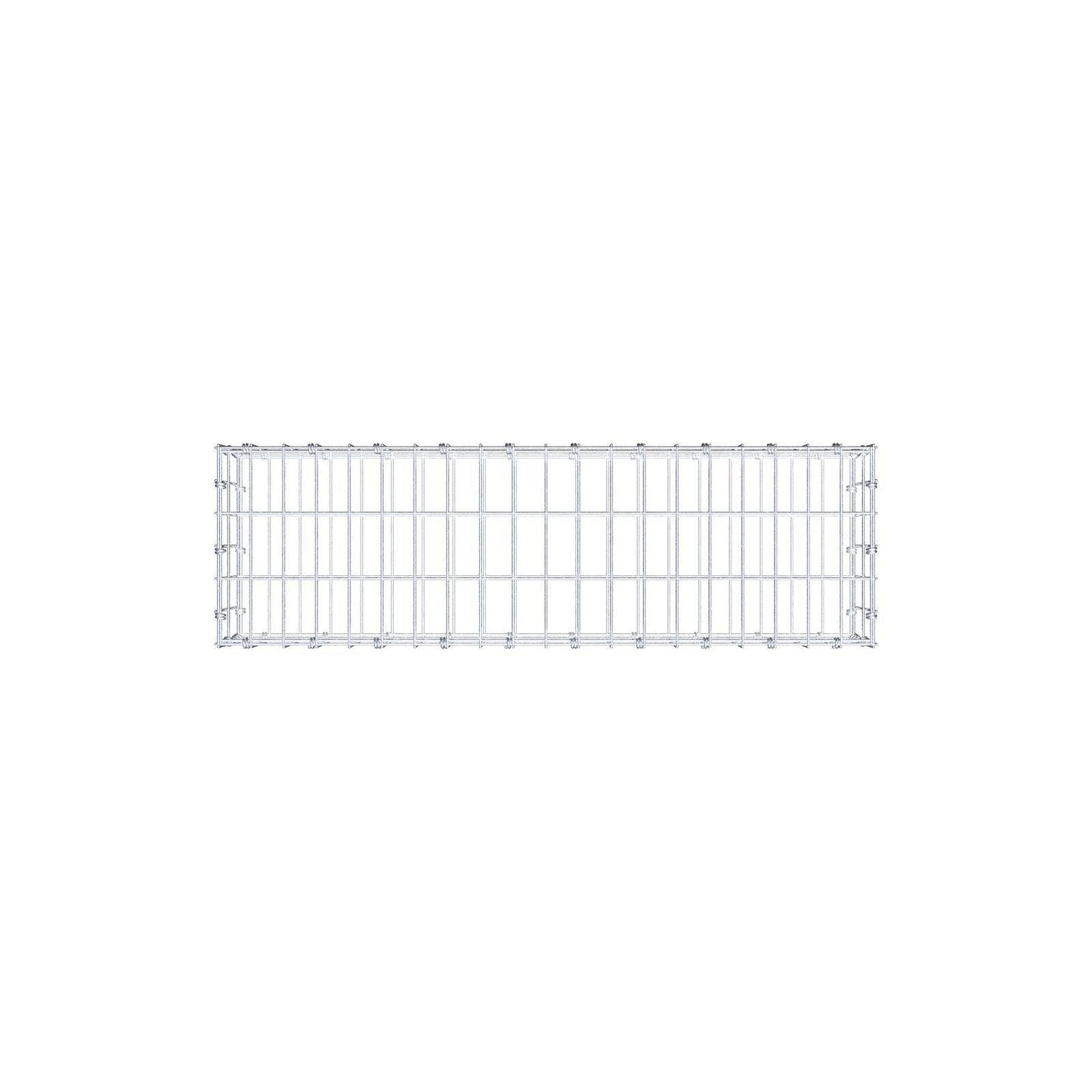 Gabion 100 cm x 20 cm x 30 cm (L x H x D), mesh size 5 x 10 cm, spiral ring