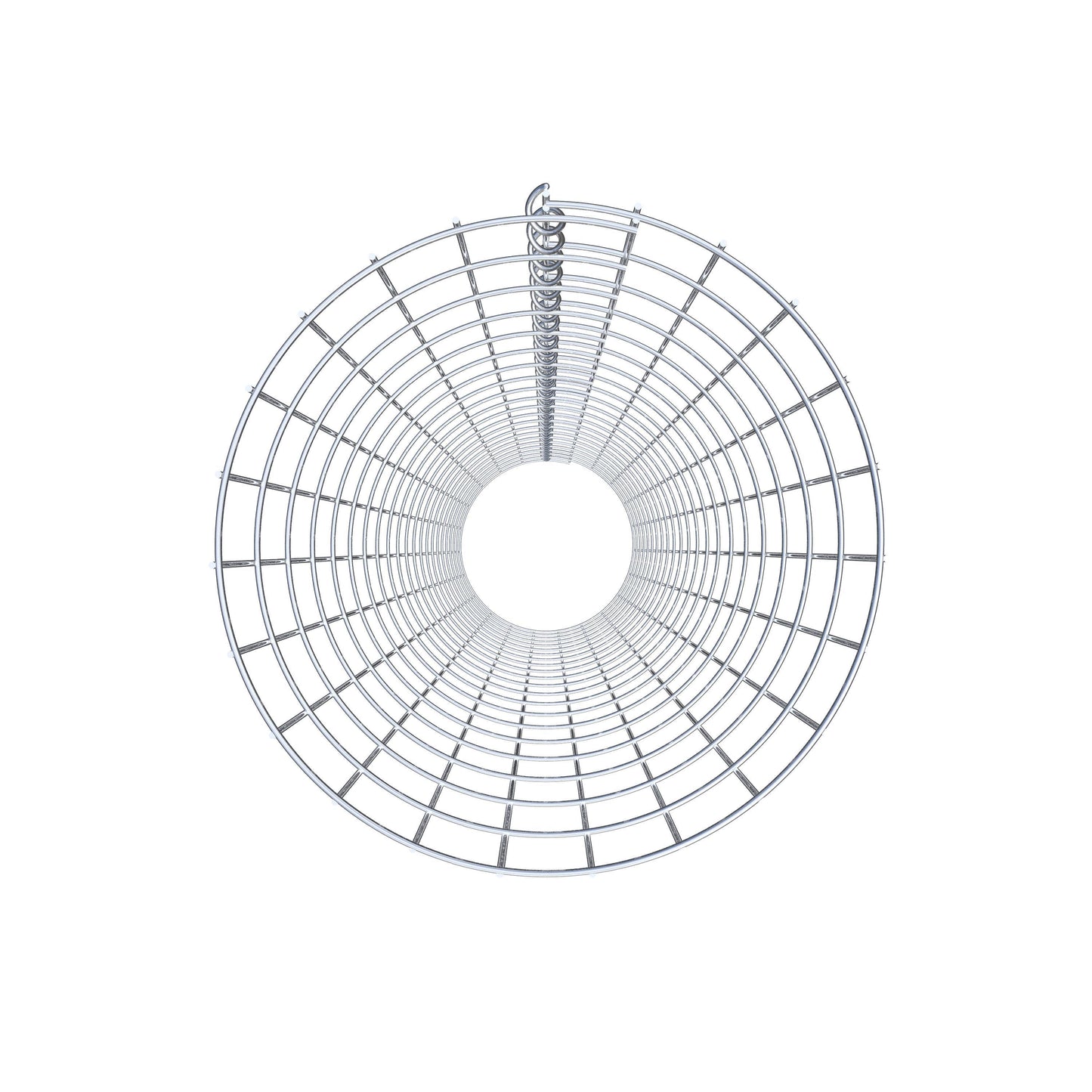 Coluna de gabião com diâmetro de 37 cm, MW 5 x 10 cm redondo