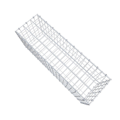 Gabion 100 cm x 40 cm x 30 cm (L x H x P), mailles 5 x 10 cm, anneau en spirale