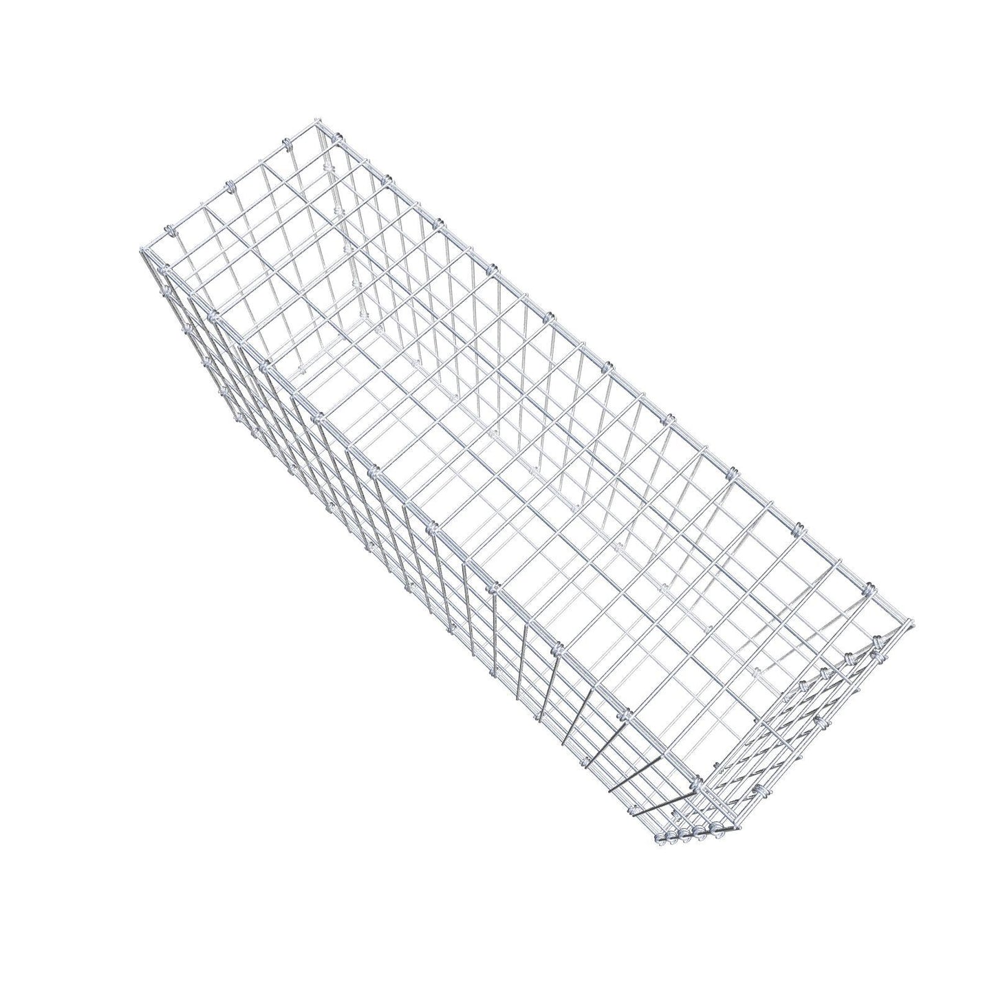 Gabion 100 cm x 50 cm x 30 cm (L x H x P), mailles 5 x 10 cm, anneau en spirale
