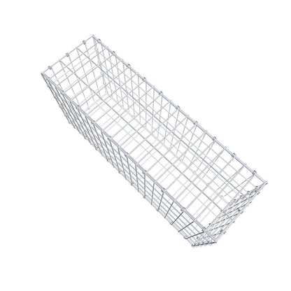 Gabion 100 cm x 50 cm x 30 cm (L x H x P), mailles 5 x 10 cm, anneau en spirale