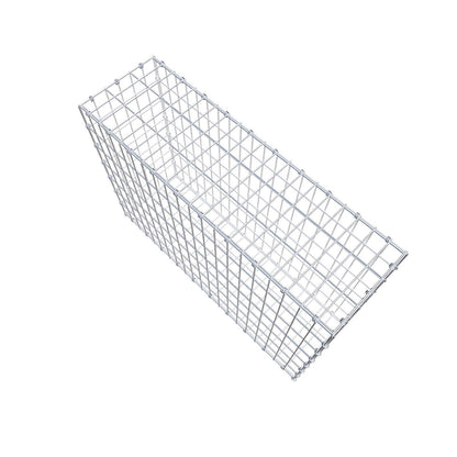 Gabion 100 cm x 70 cm x 30 cm (L x H x D), maskestørrelse 5 x 10 cm, spiralring