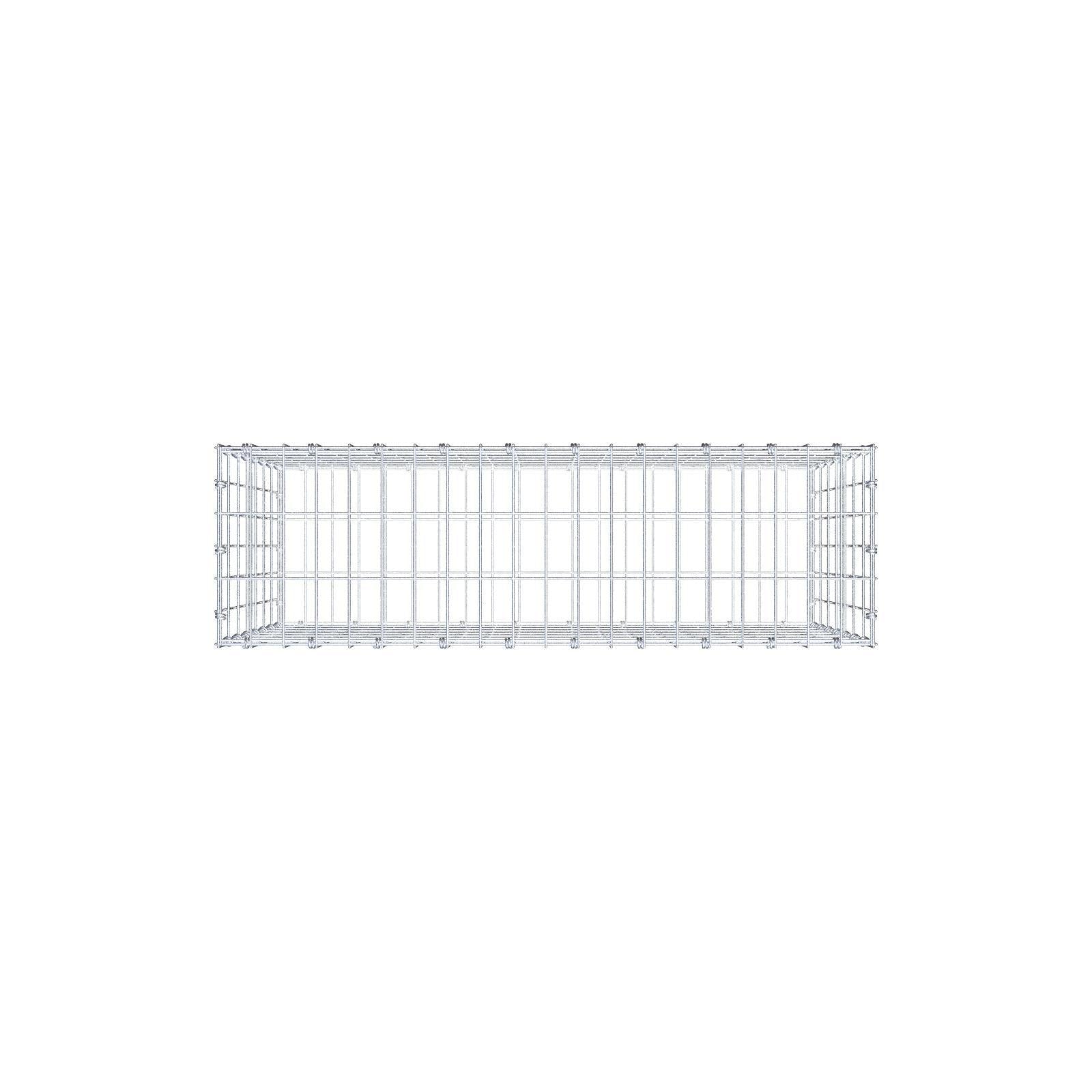 Gabion 100 cm x 70 cm x 30 cm (L x H x D), mesh size 5 x 10 cm, spiral ring