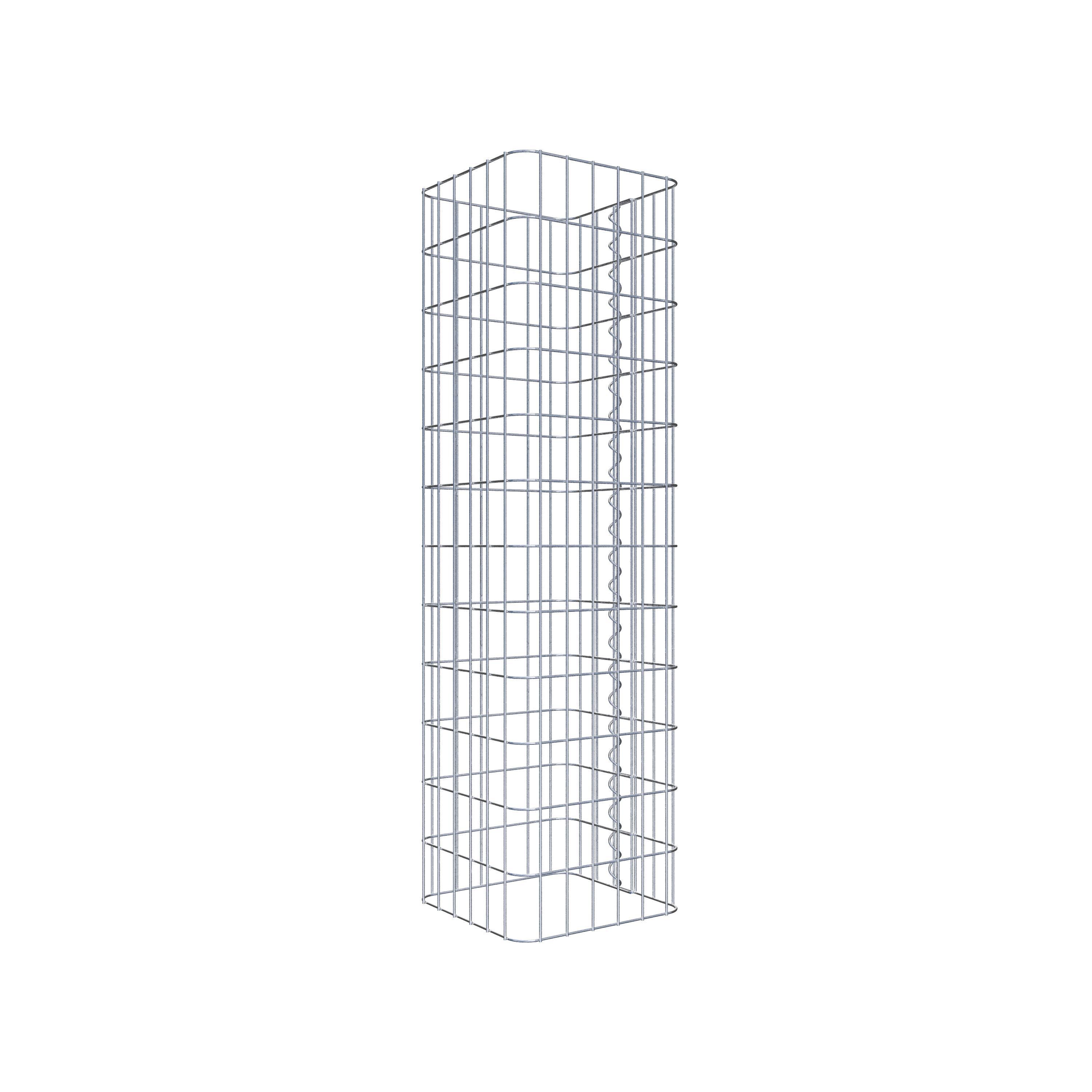 Gabion column 32 x 32 cm, MW 5 x 10 cm square