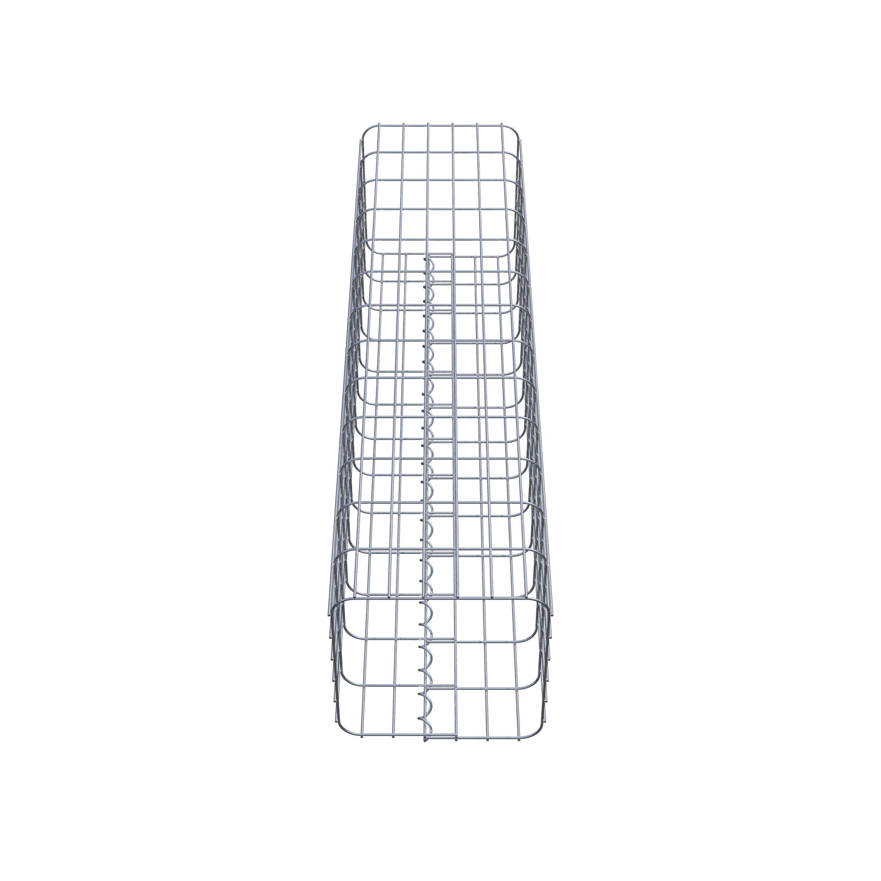 Gabion column 32 x 32 cm, MW 5 x 10 cm square