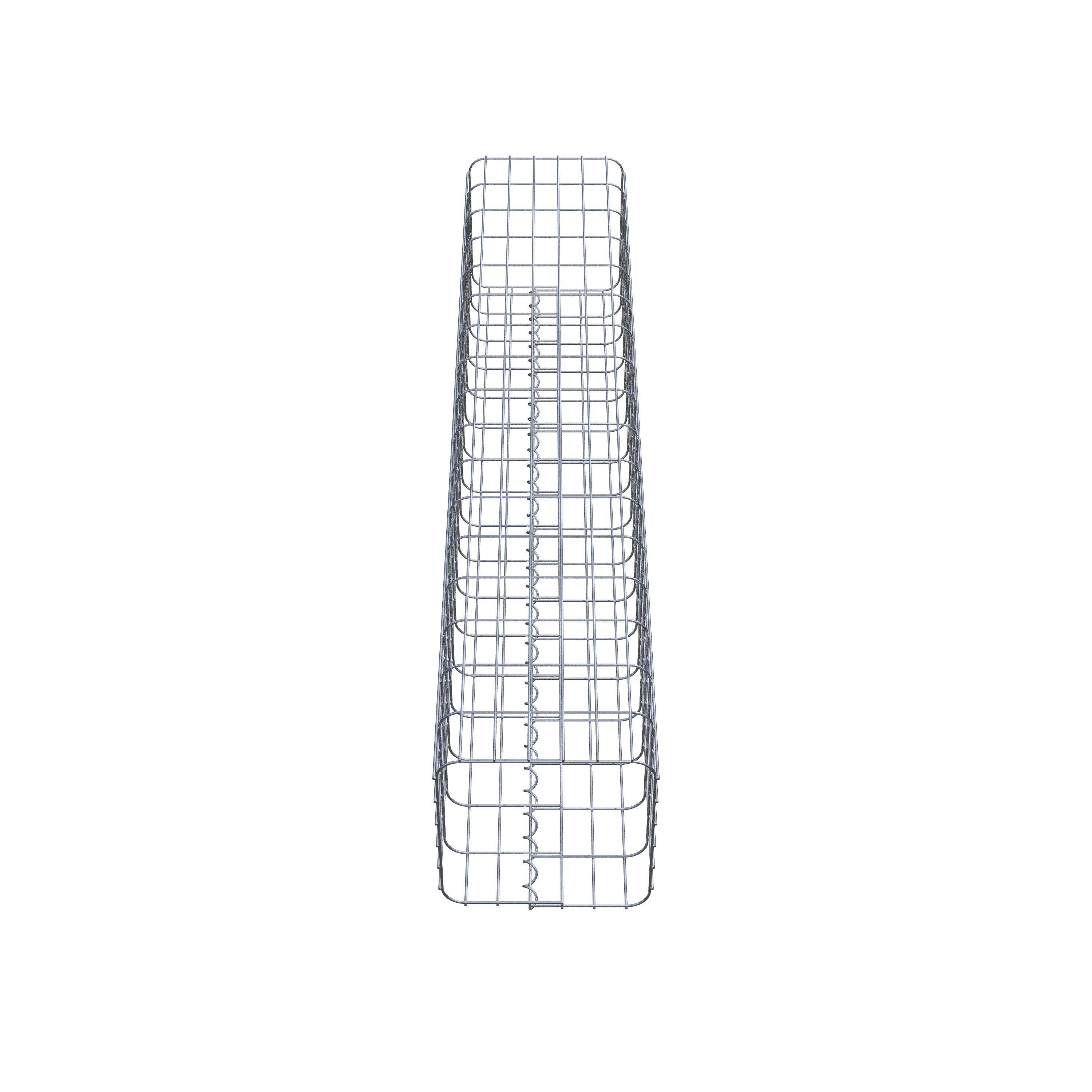 Gabion column 32 x 32 cm, MW 5 x 10 cm square