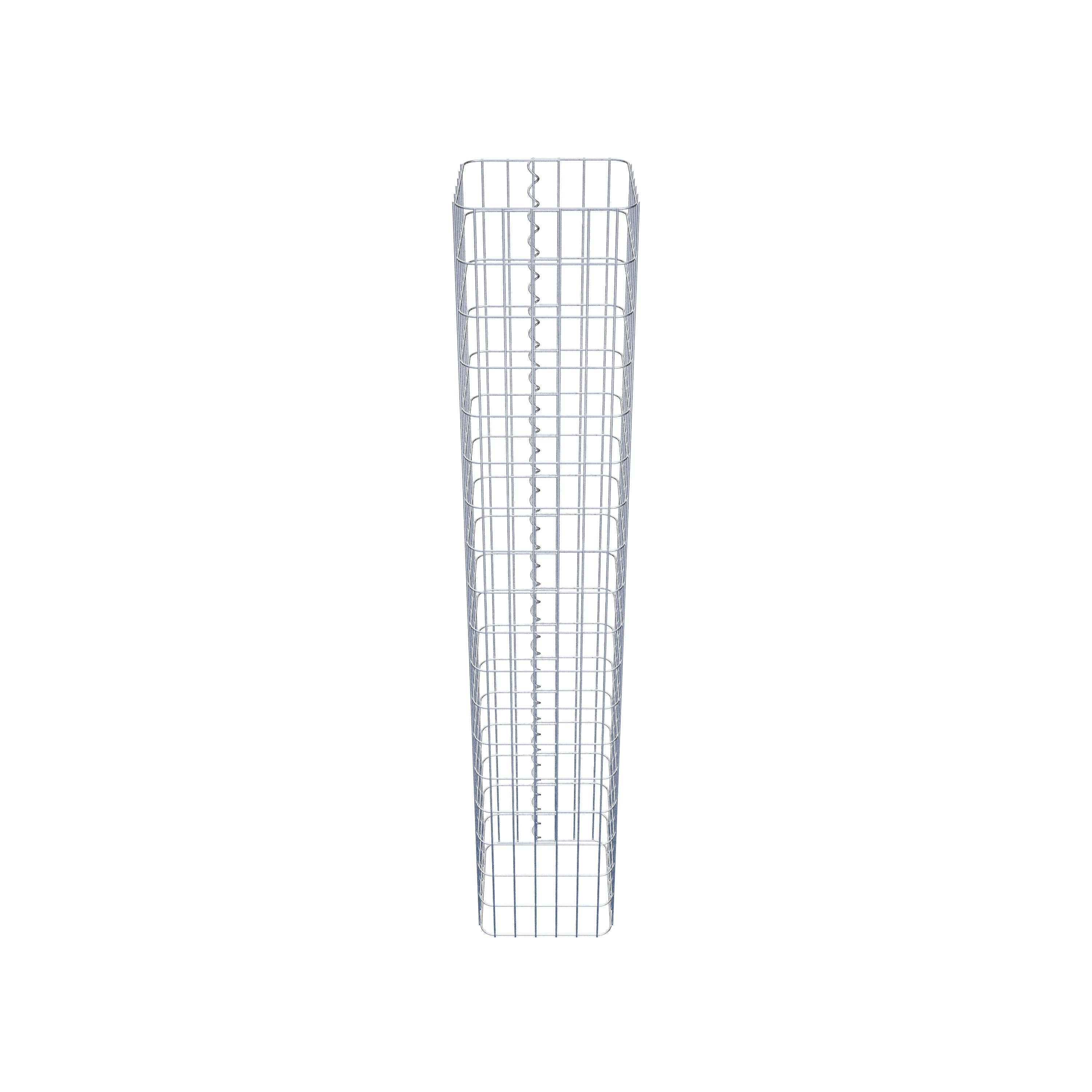 Gabion column 32 x 32 cm, MW 5 x 10 cm square