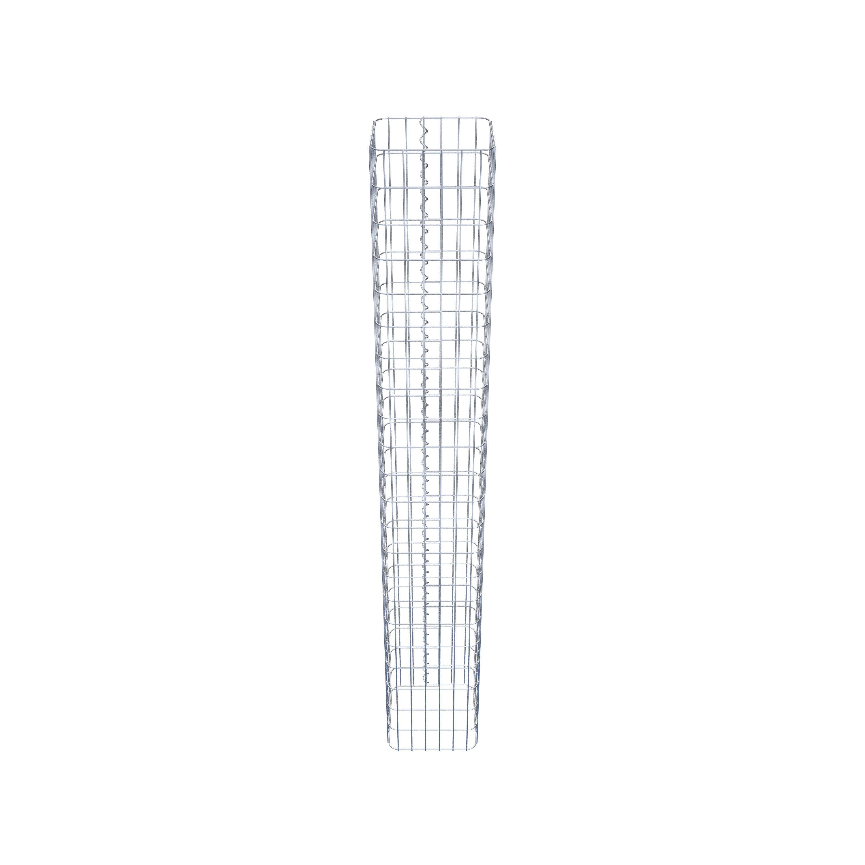 Gabion column 32 x 32 cm, MW 5 x 10 cm square