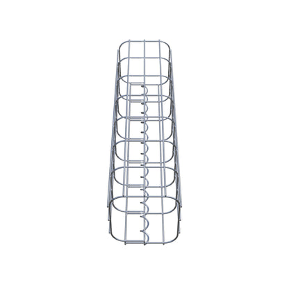 Coluna de gabião 17 x 17 cm, MW 5 x 10 cm quadrado