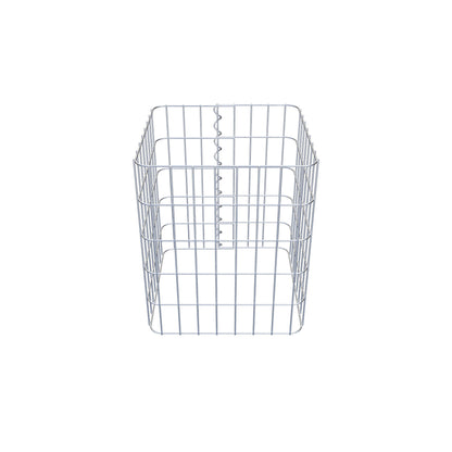 Gabionsøjle 42 x 42 cm, MW 5 x 10 cm kvadratisk