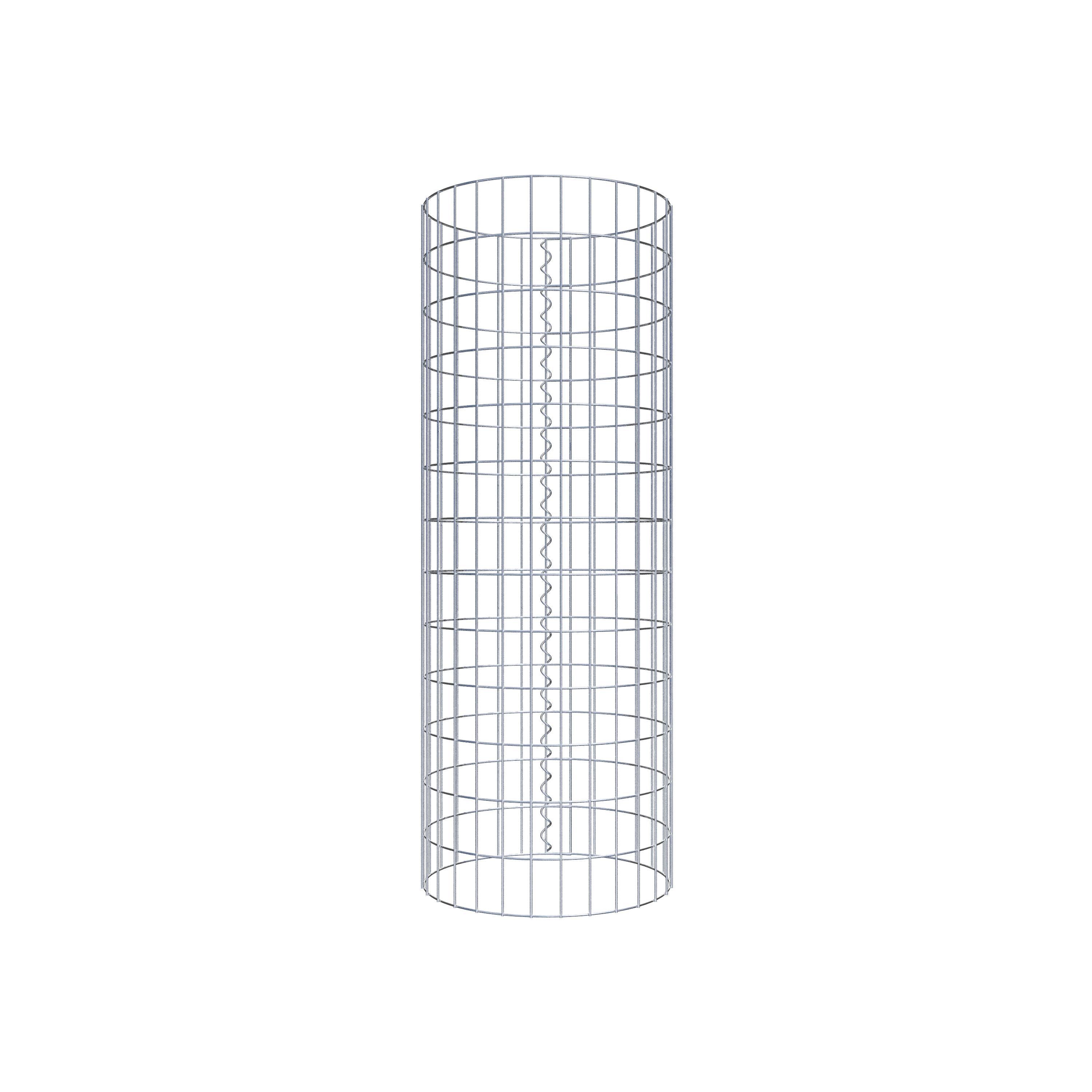 Schanskorf kolom diameter 47 cm, MW 5 x 10 cm rond