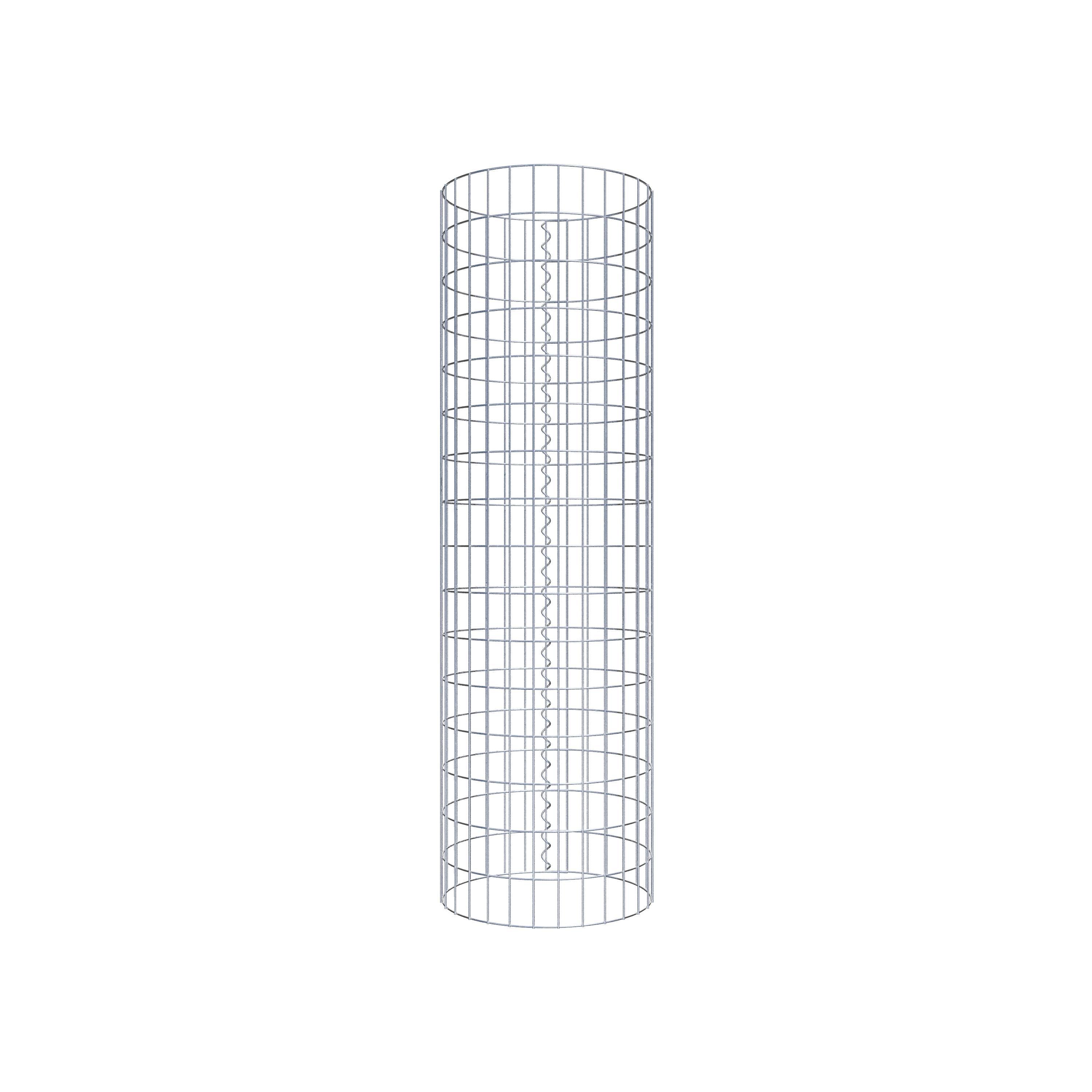 Schanskorf kolom diameter 47 cm, MW 5 x 10 cm rond