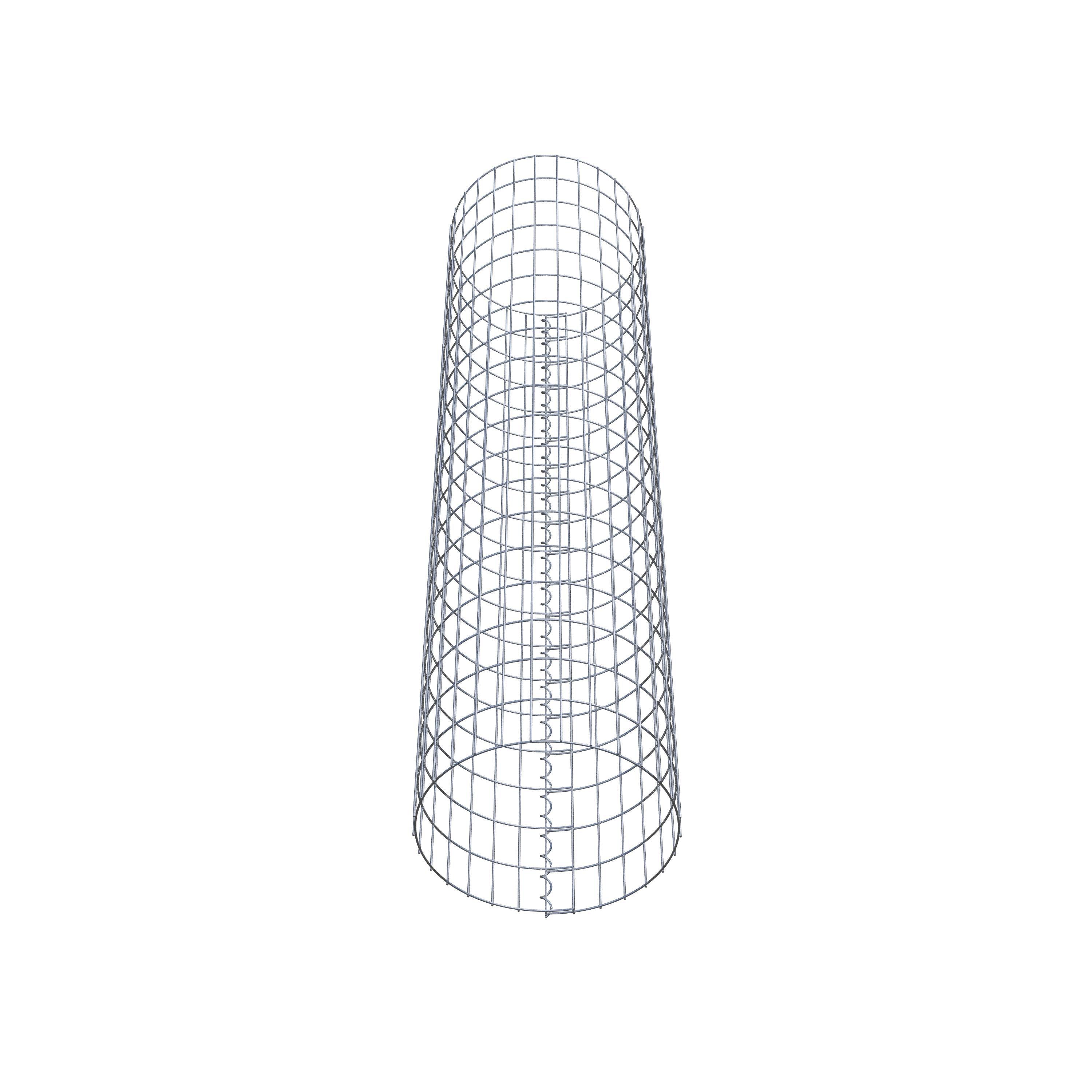 Schanskorf kolom diameter 47 cm, MW 5 x 10 cm rond