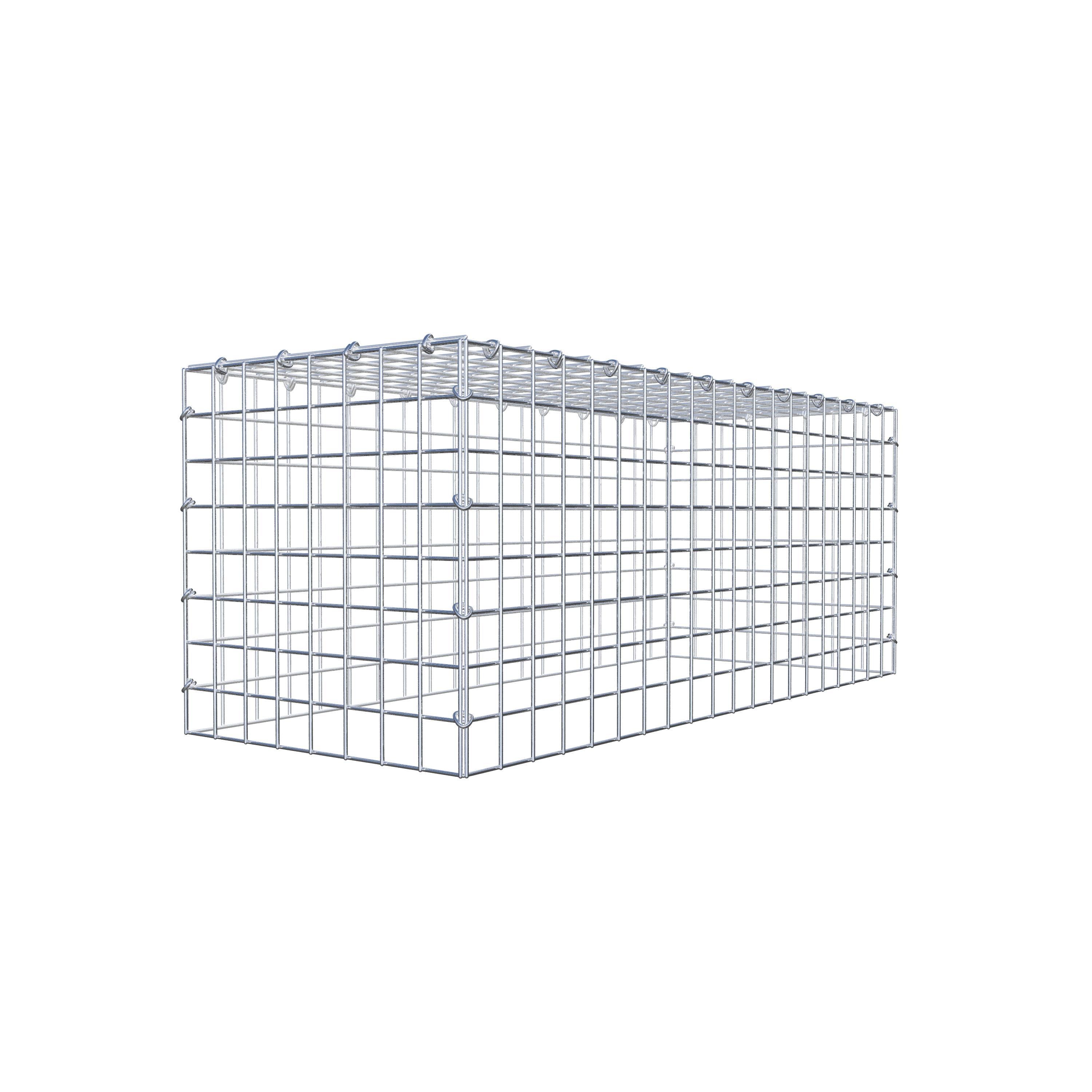 Mounted gabion type 3 100 cm x 40 cm x 40 cm (L x H x D), mesh size 5 cm x 5 cm, C-ring