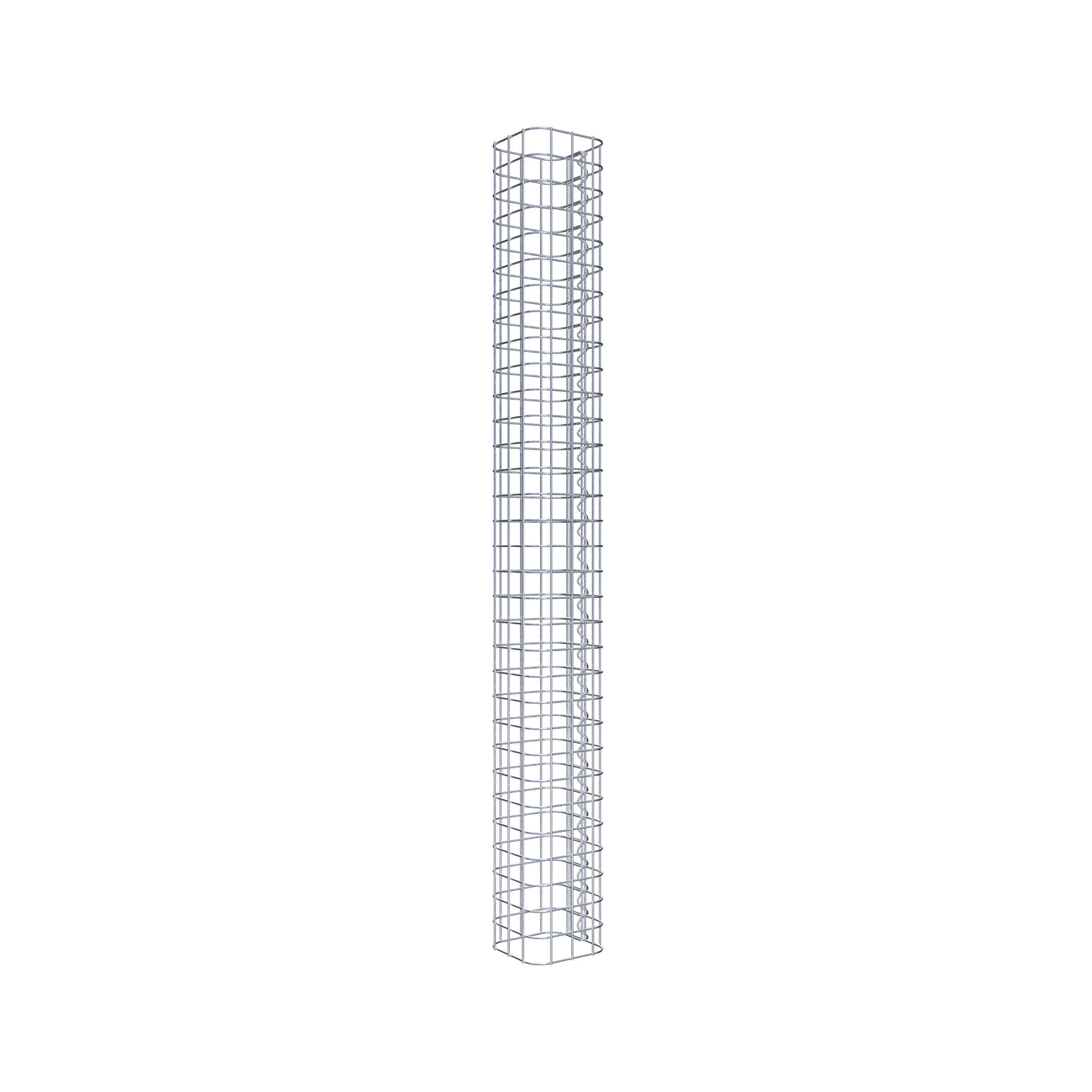 Gabion column 17 x 17 cm, MW 5 x 5 cm square