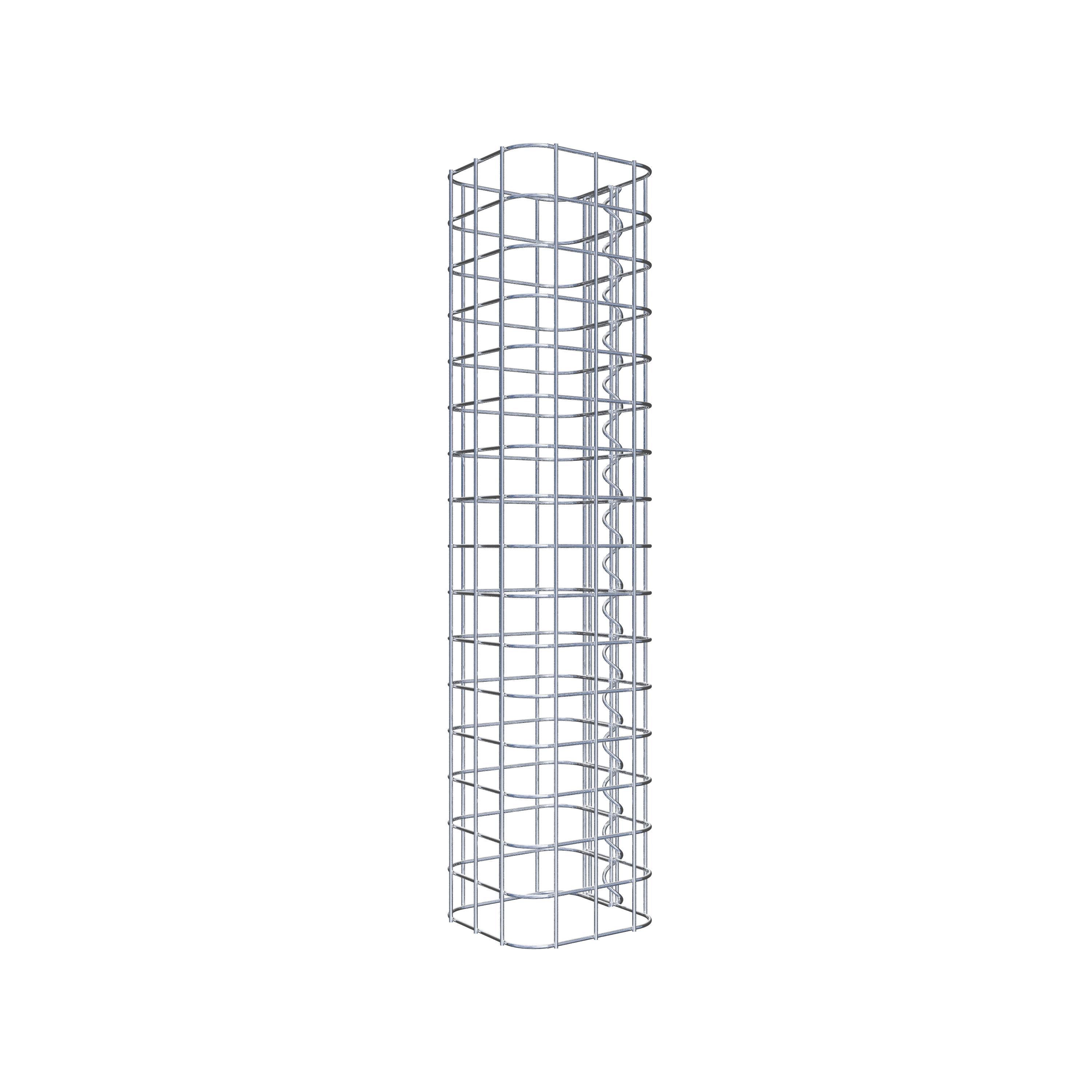 Gabion column 17 x 17 cm, MW 5 x 5 cm square