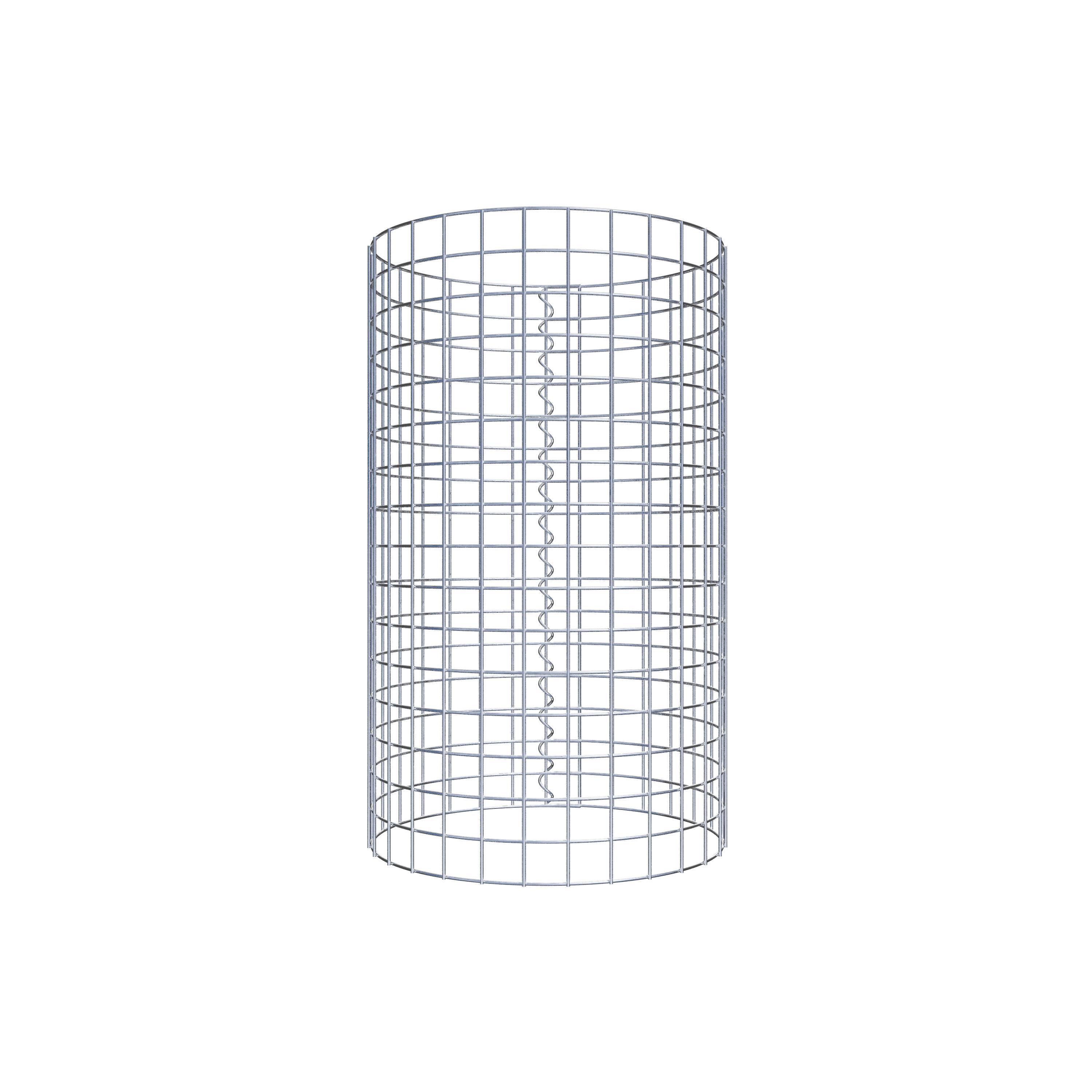 Coluna de gabião diâmetro 47 cm MW 5 x 5 cm redondo