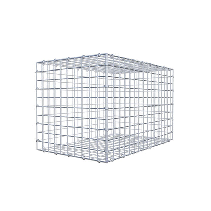 Gabion 80 cm x 50 cm x 50 cm (L x H x P), mailles 5 cm x 5 cm, anneau en C